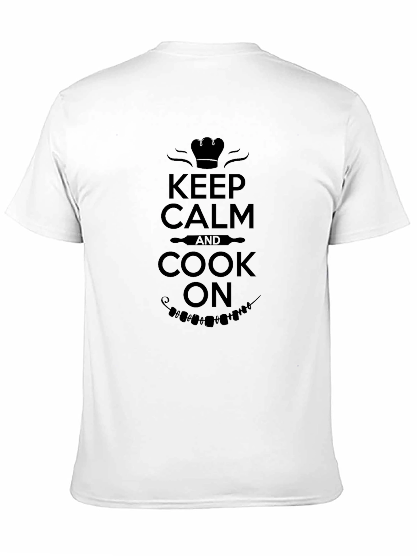 Keep Calm and Cook On Black T-Shirt