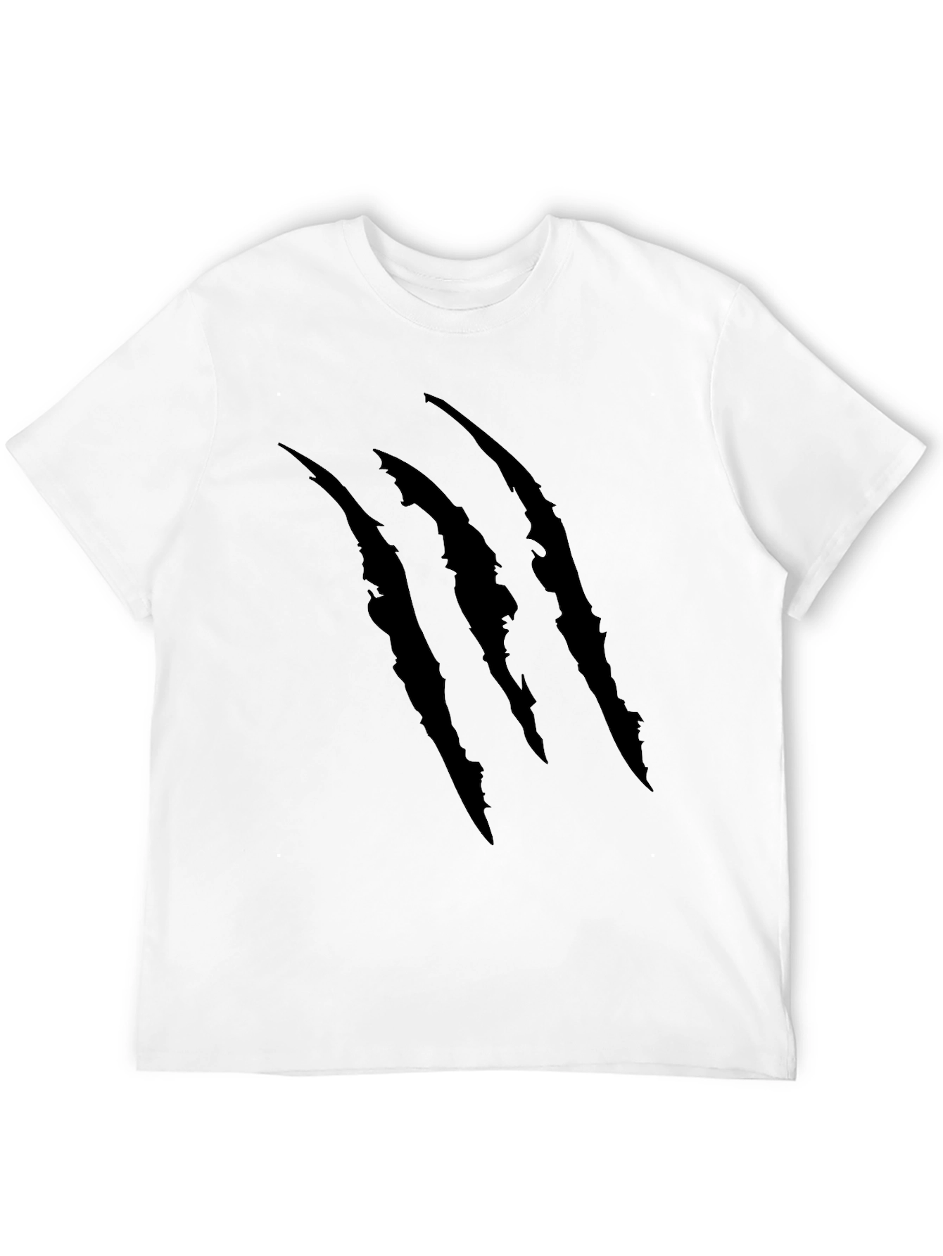 Claw Mark Graphic Print T-Shirt