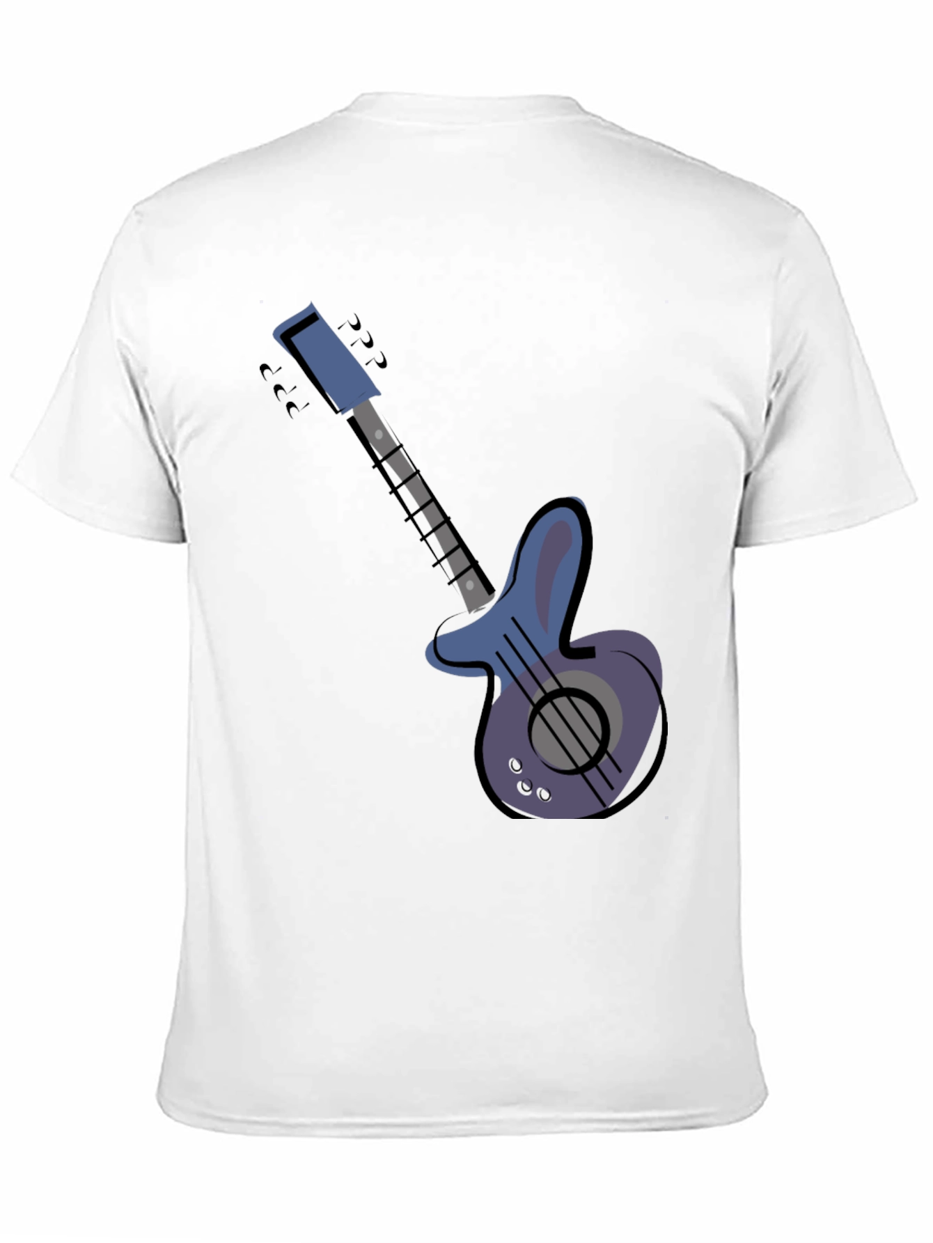 Electric Guitar Graphic Tee - Black Unisex T-Shirt
