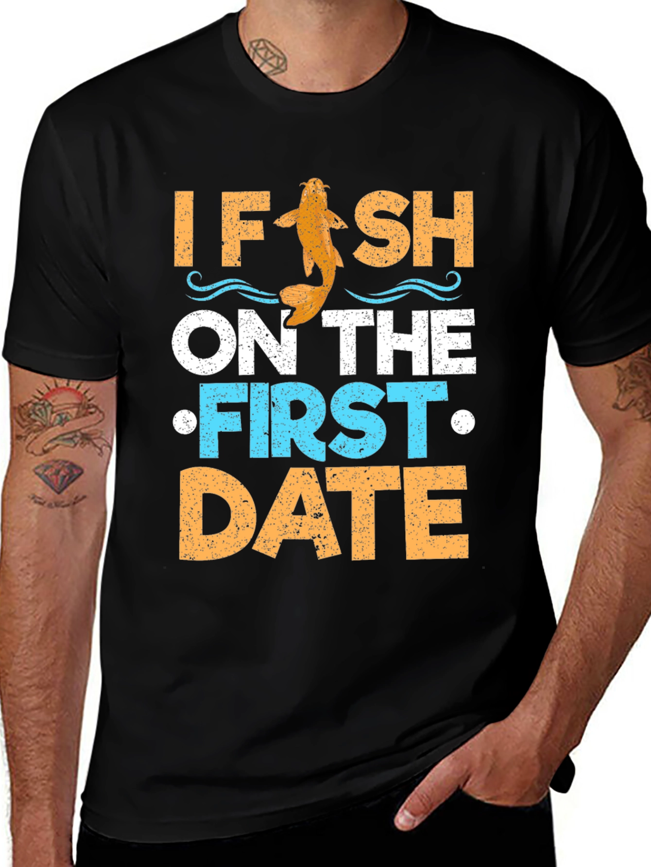 Funny Fishing Date T-Shirt