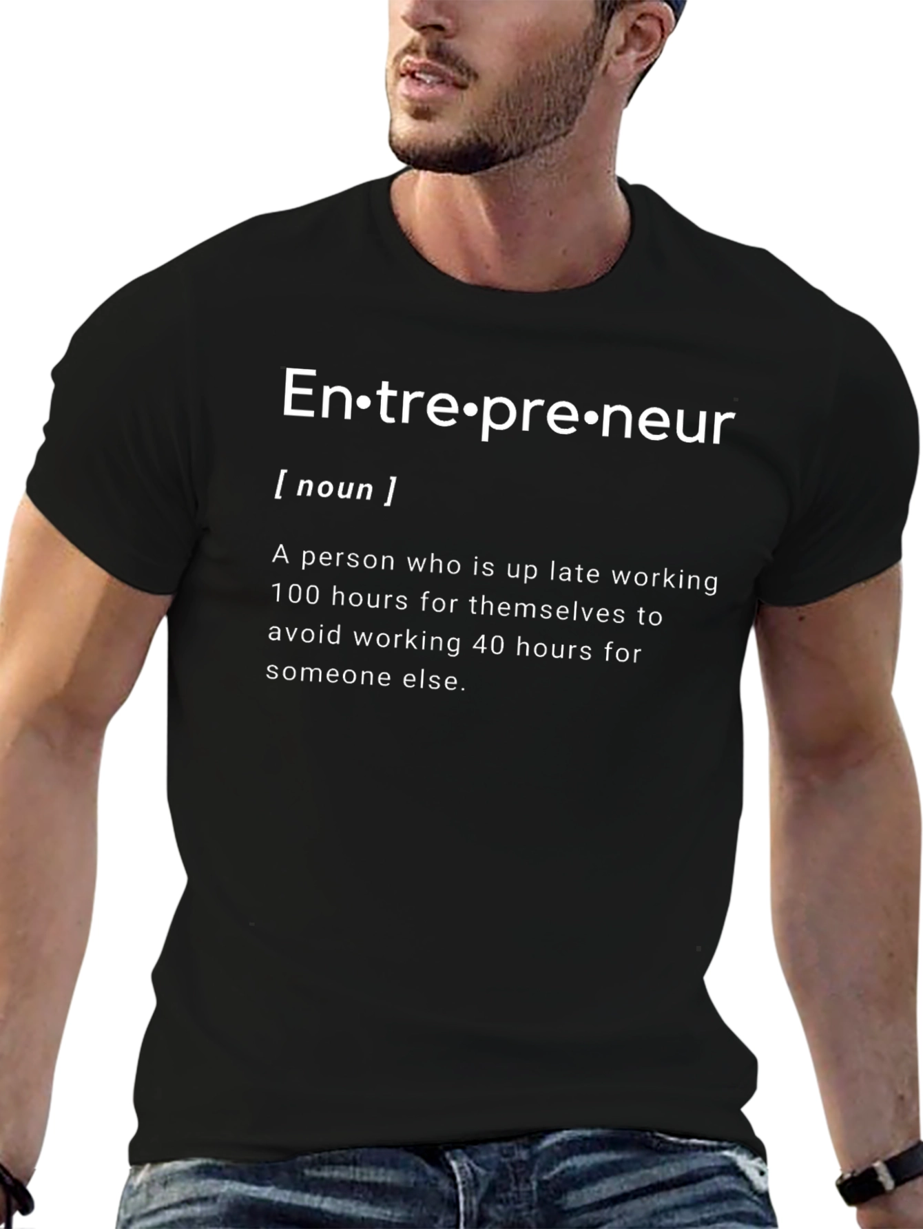 Entrepreneur Definition Black T-Shirt