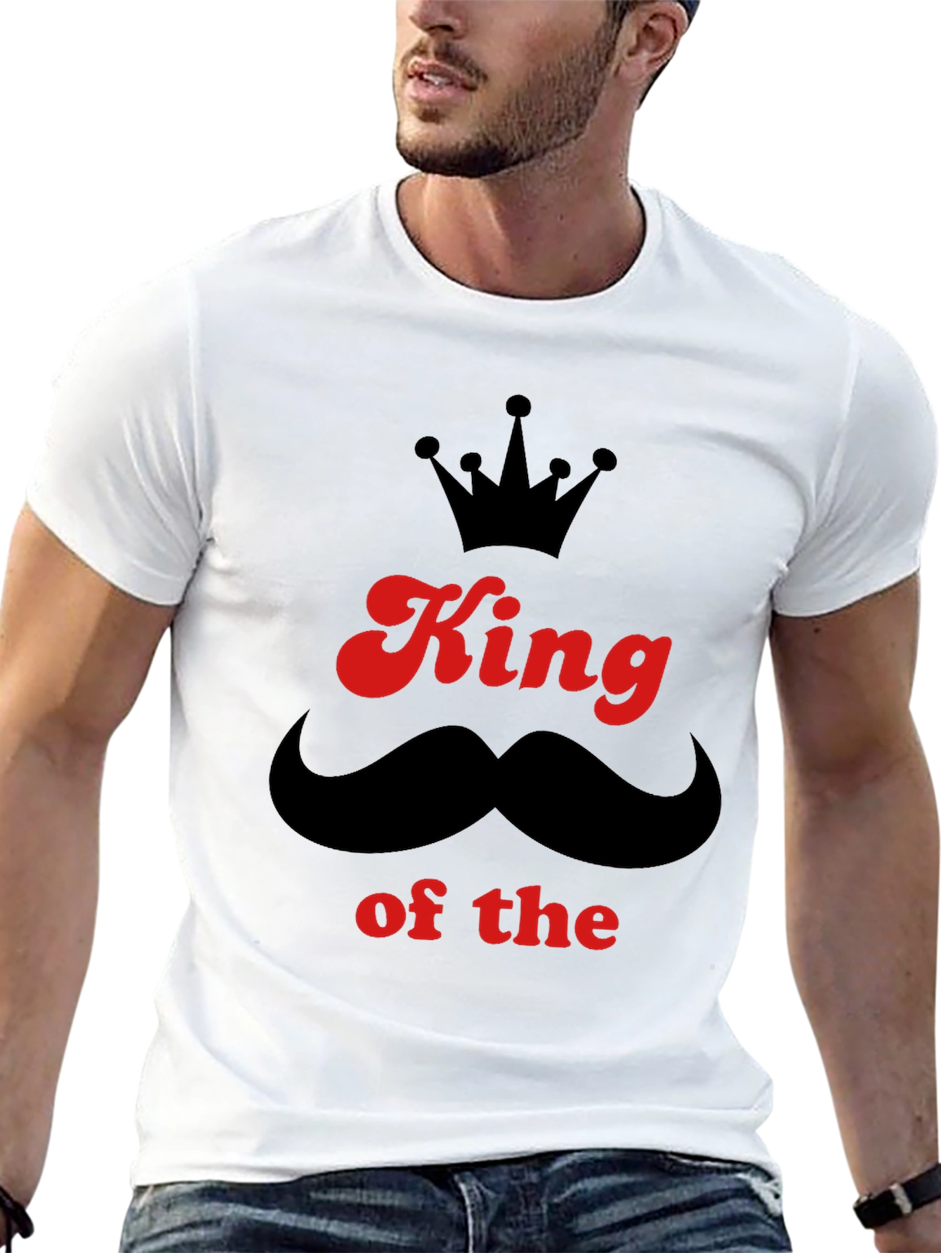 King of the Moustache T-Shirt