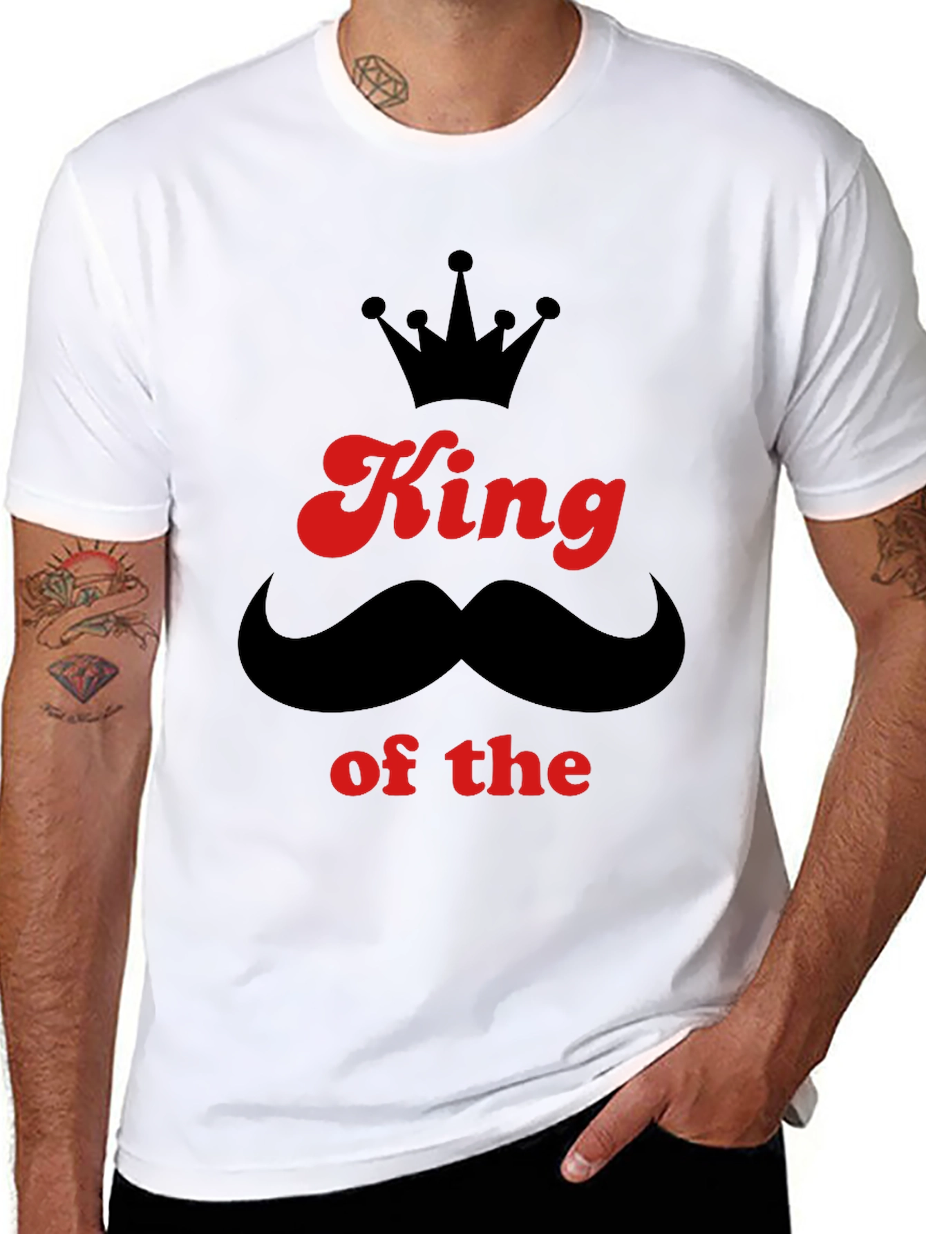 King of the Moustache T-Shirt