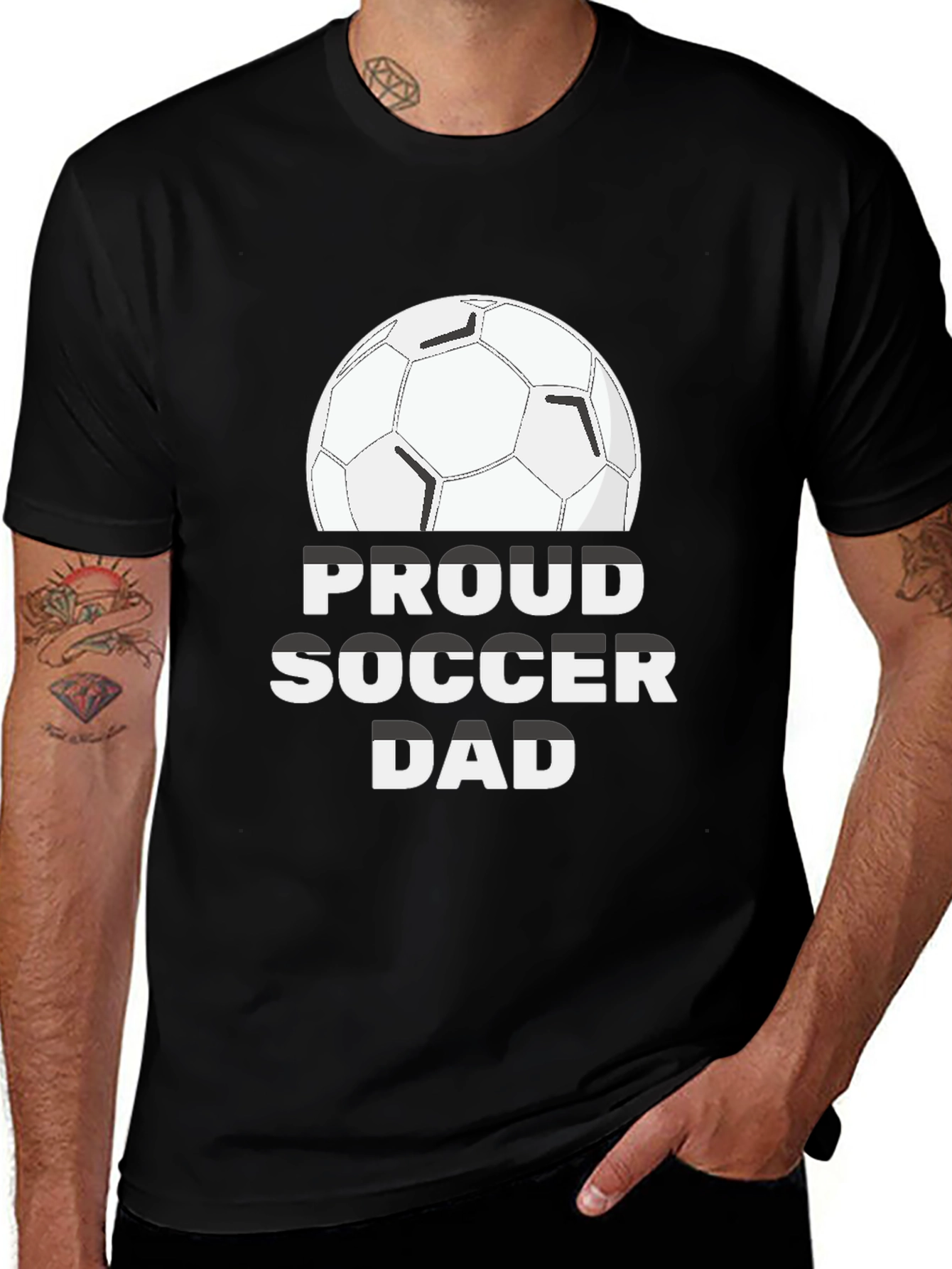 Proud Soccer Dad Graphic T-Shirt