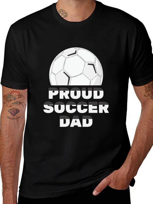 Proud Soccer Dad Graphic T-Shirt