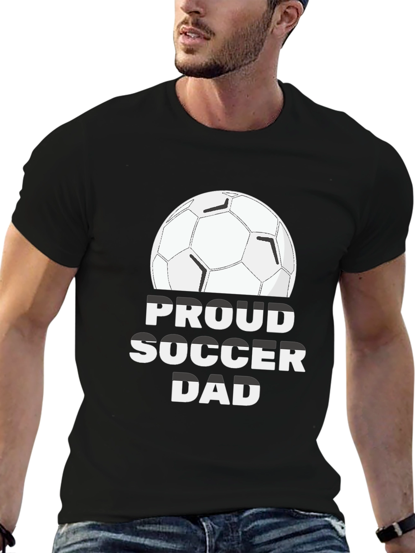 Proud Soccer Dad Graphic T-Shirt