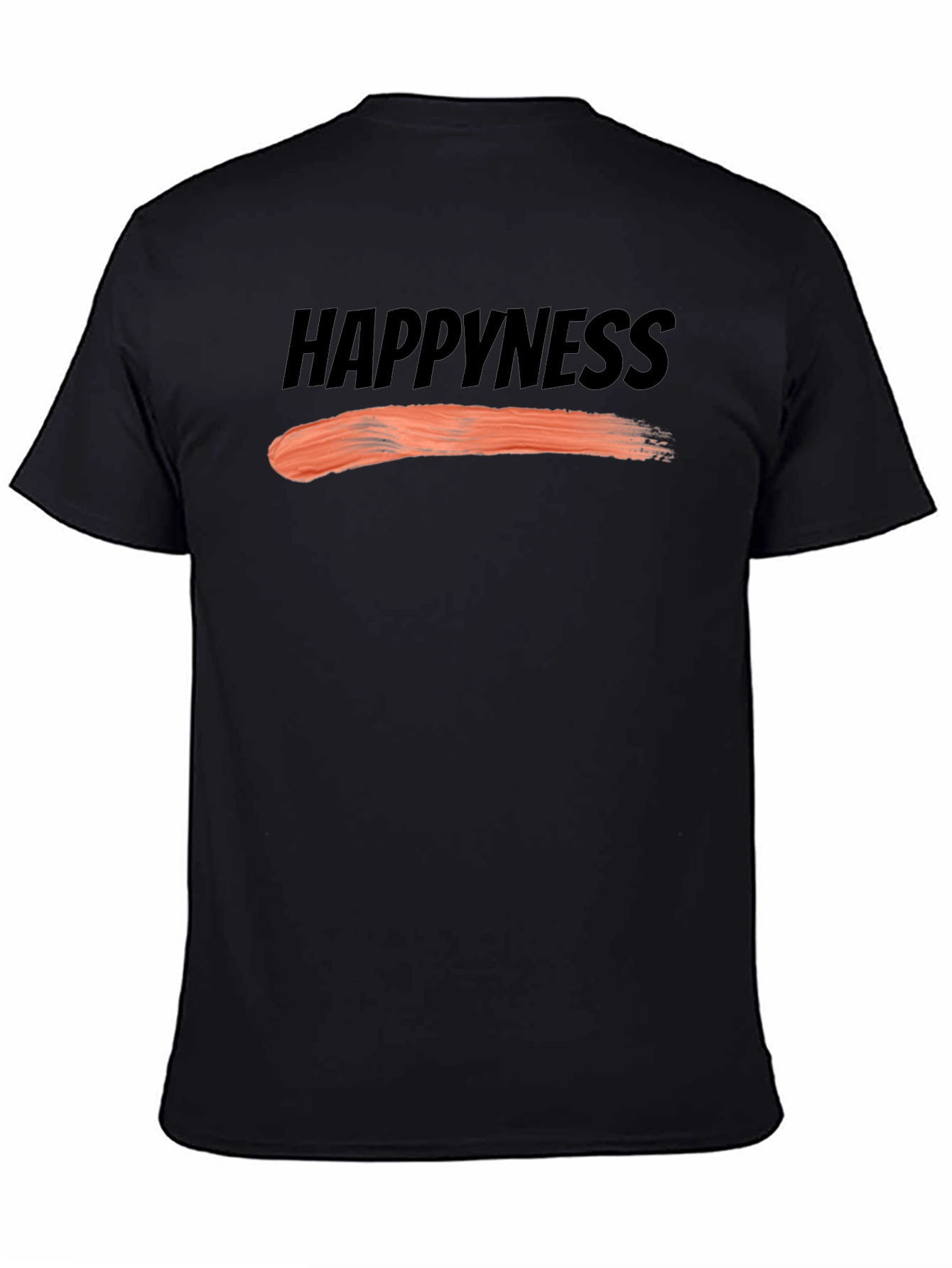 Happiness Graphic Tee - Black Unisex