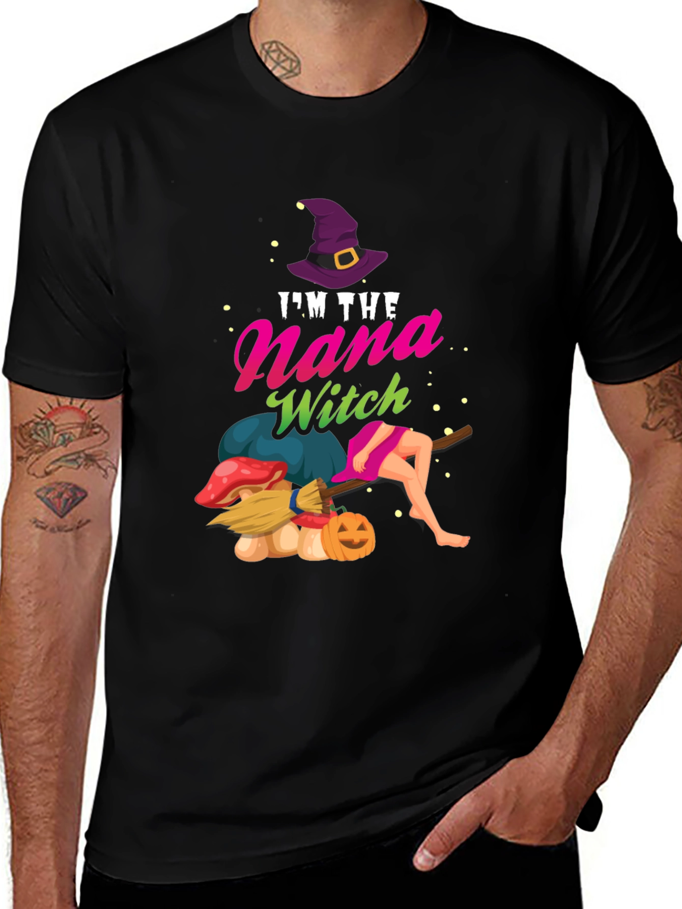 Im The Nana Witch T-Shirt - Halloween