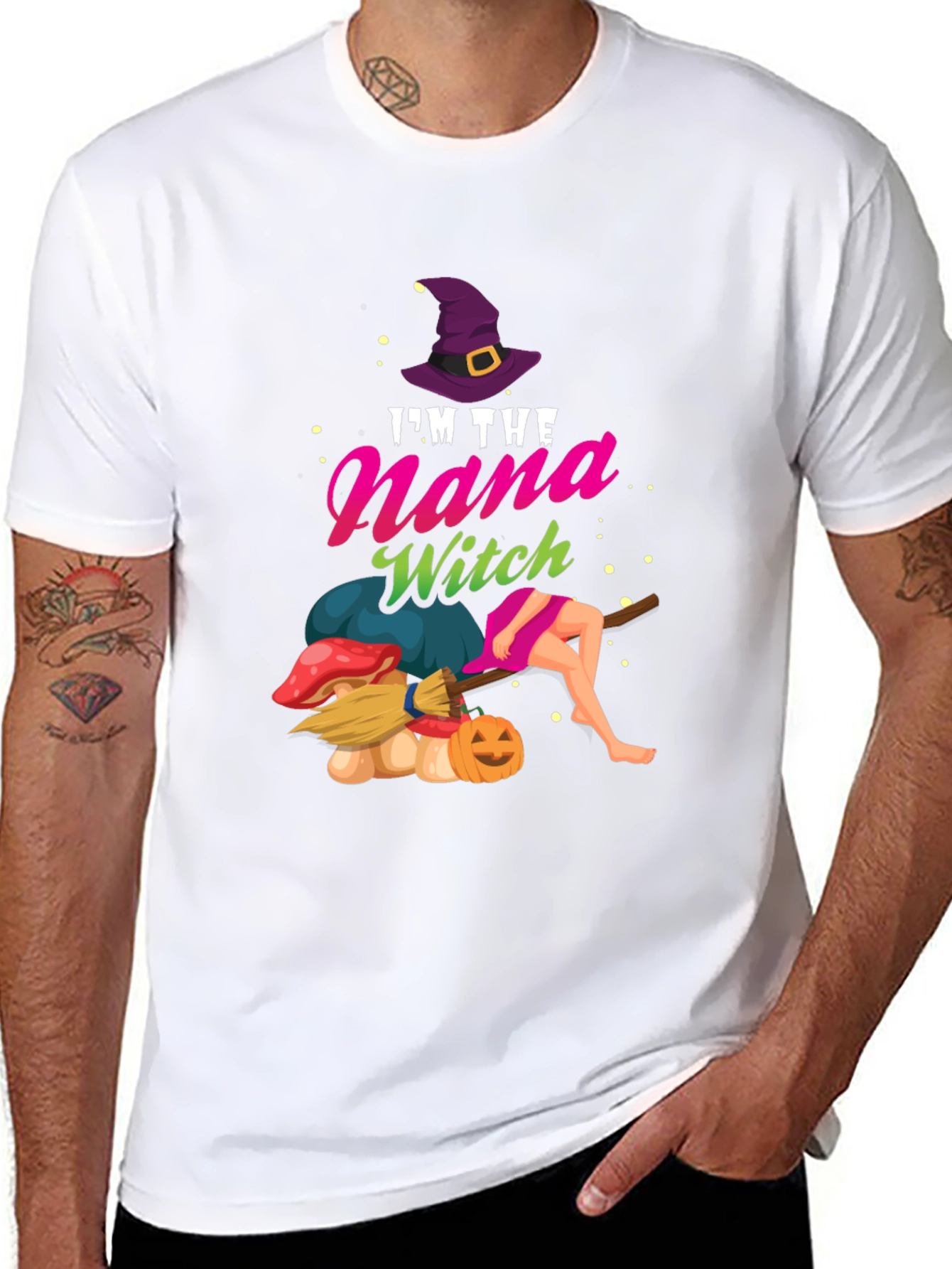 Im The Nana Witch T-Shirt - Halloween