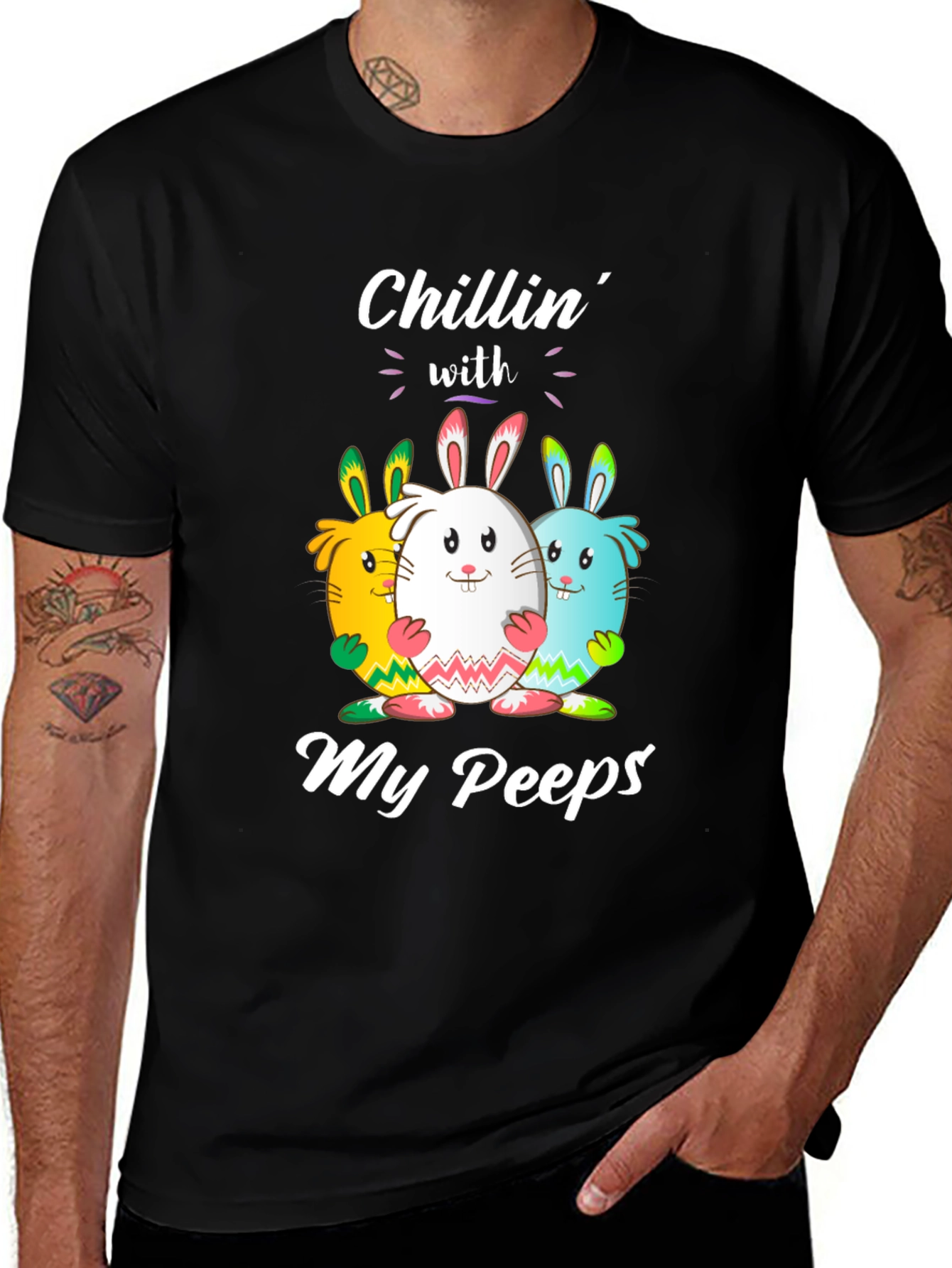 Chillin With My Peeps Easter T-Shirt