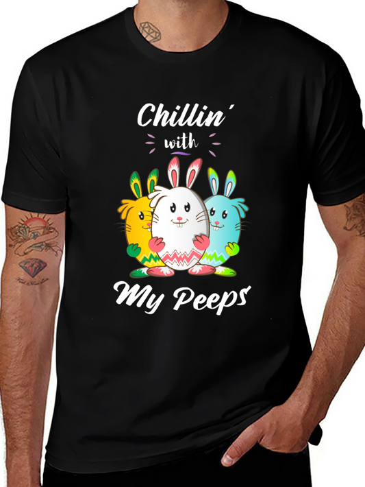 Chillin With My Peeps Easter T-Shirt