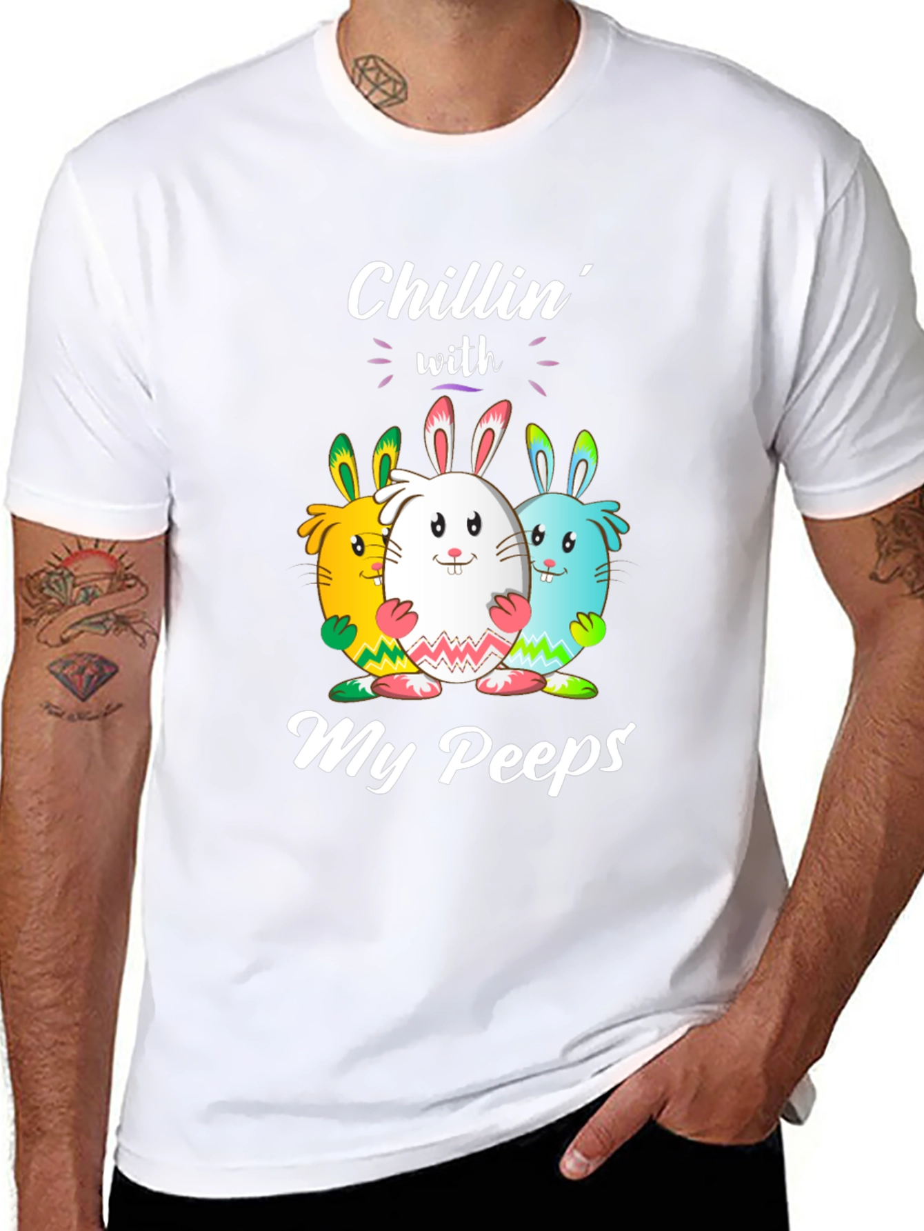 Chillin With My Peeps Easter T-Shirt