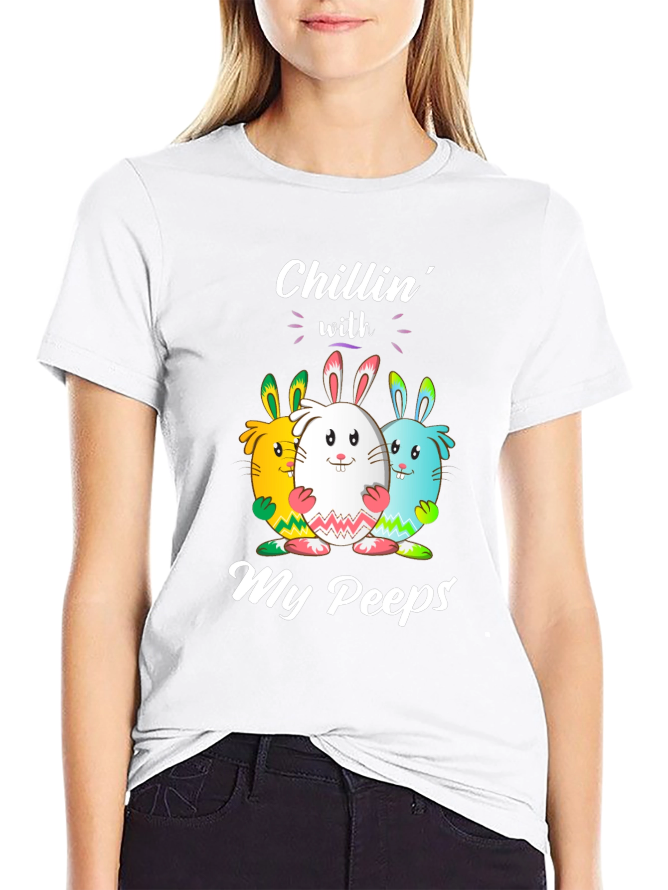 Chillin With My Peeps Easter T-Shirt