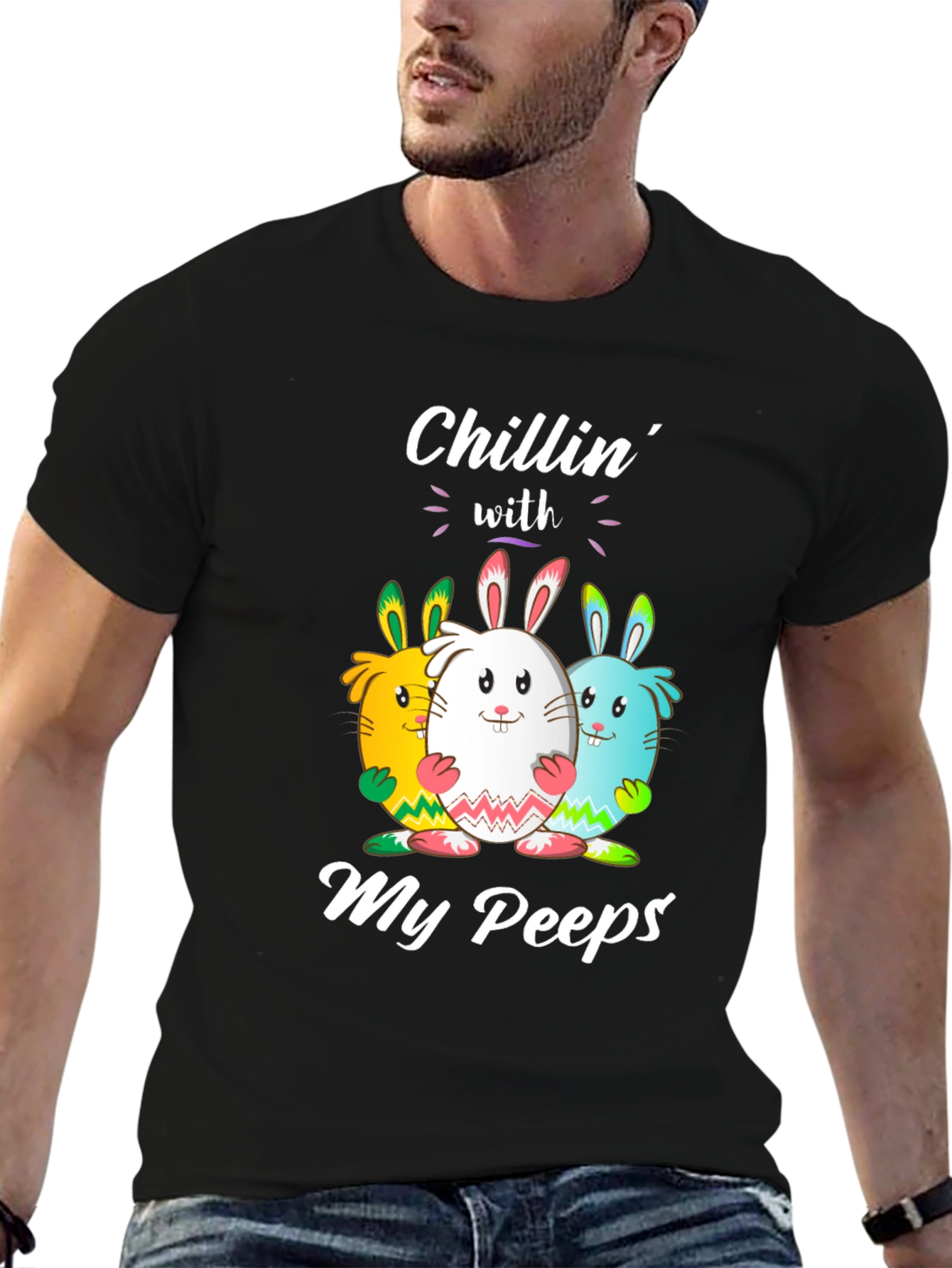 Chillin With My Peeps Easter T-Shirt