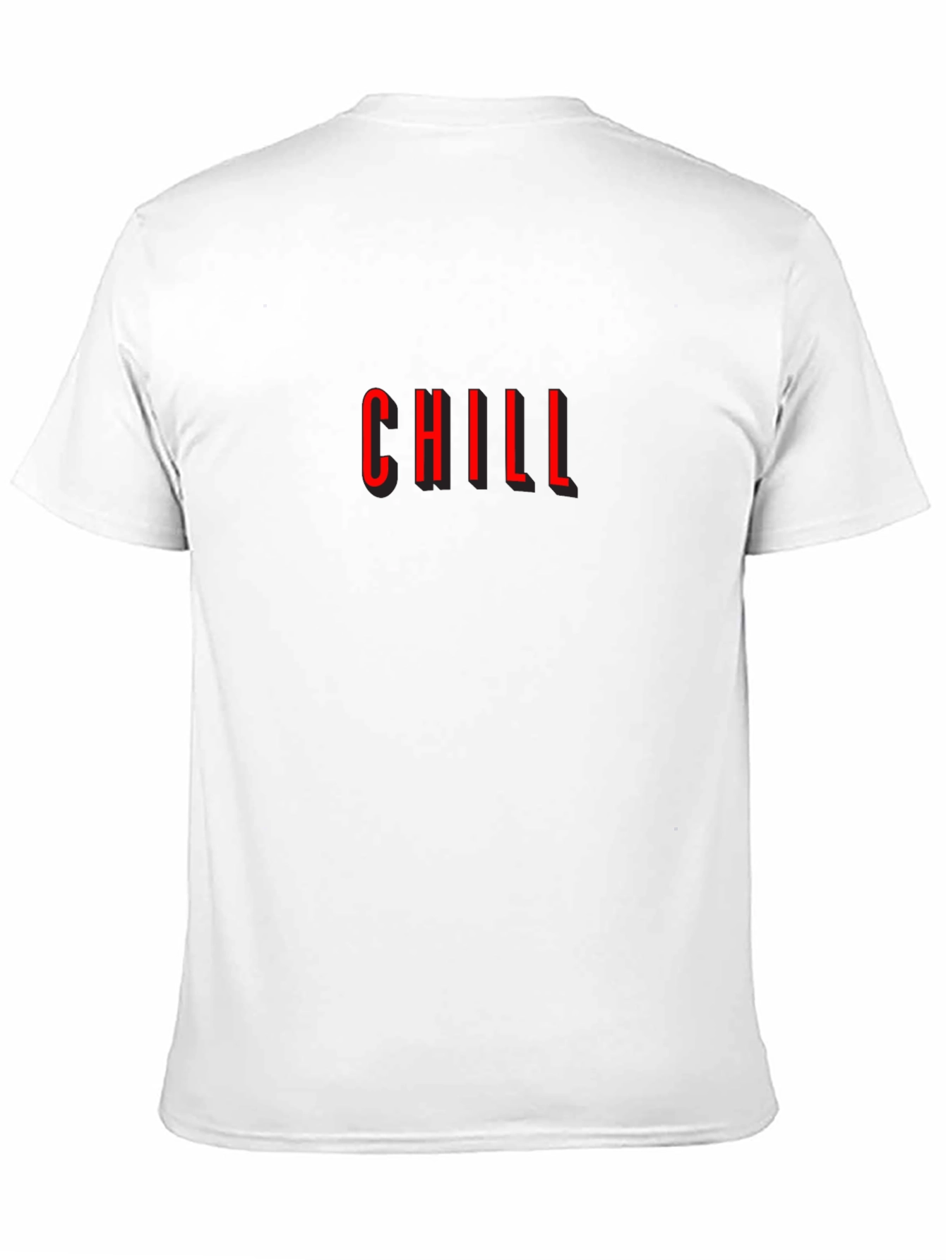 Chill Graphic Tee - Modern Black T-Shirt