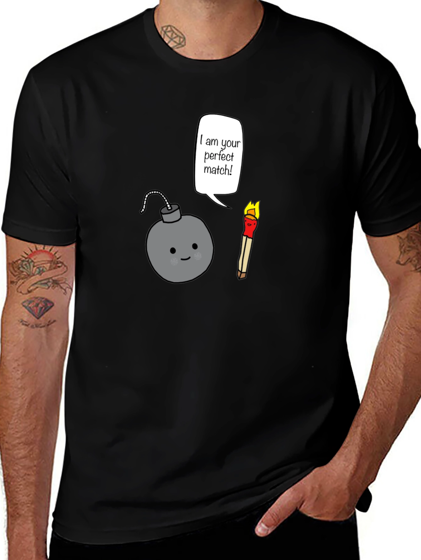 Perfect Match Funny Bomb T-Shirt