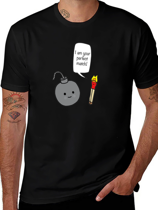 Perfect Match Funny Bomb T-Shirt