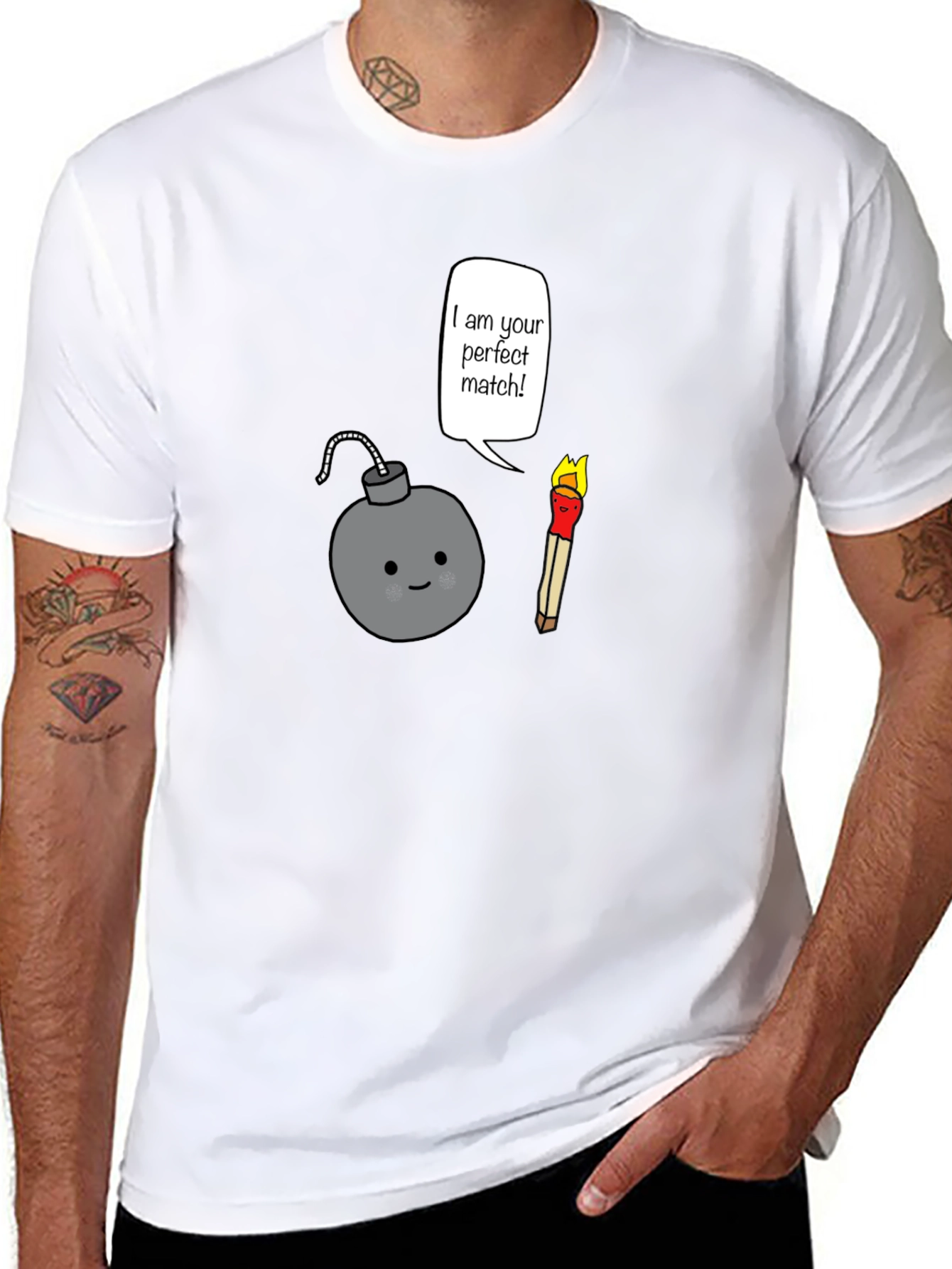 Perfect Match Funny Bomb T-Shirt