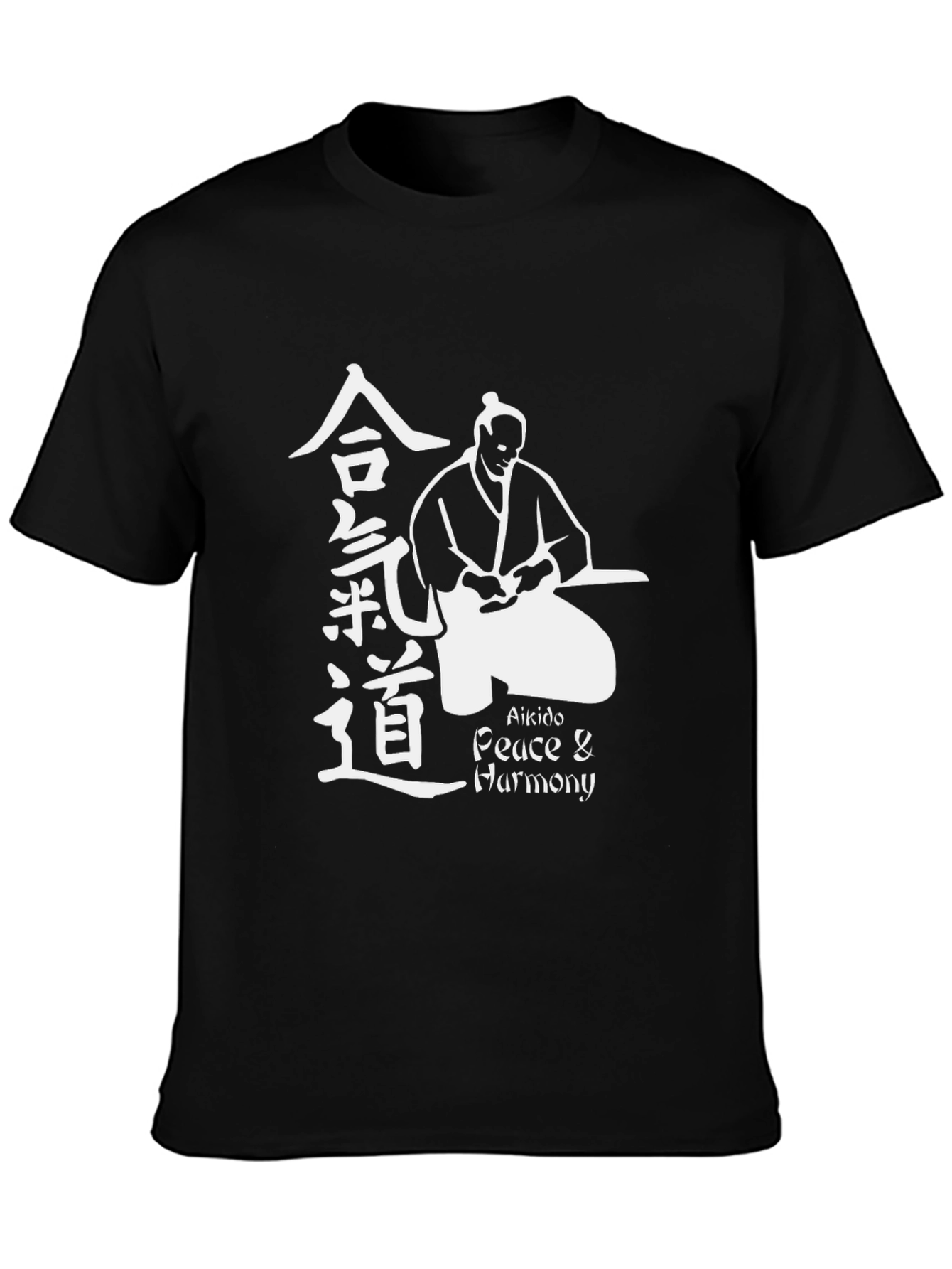 Aikido Peace Harmony Graphic Tee - Martial Arts T-Shirt