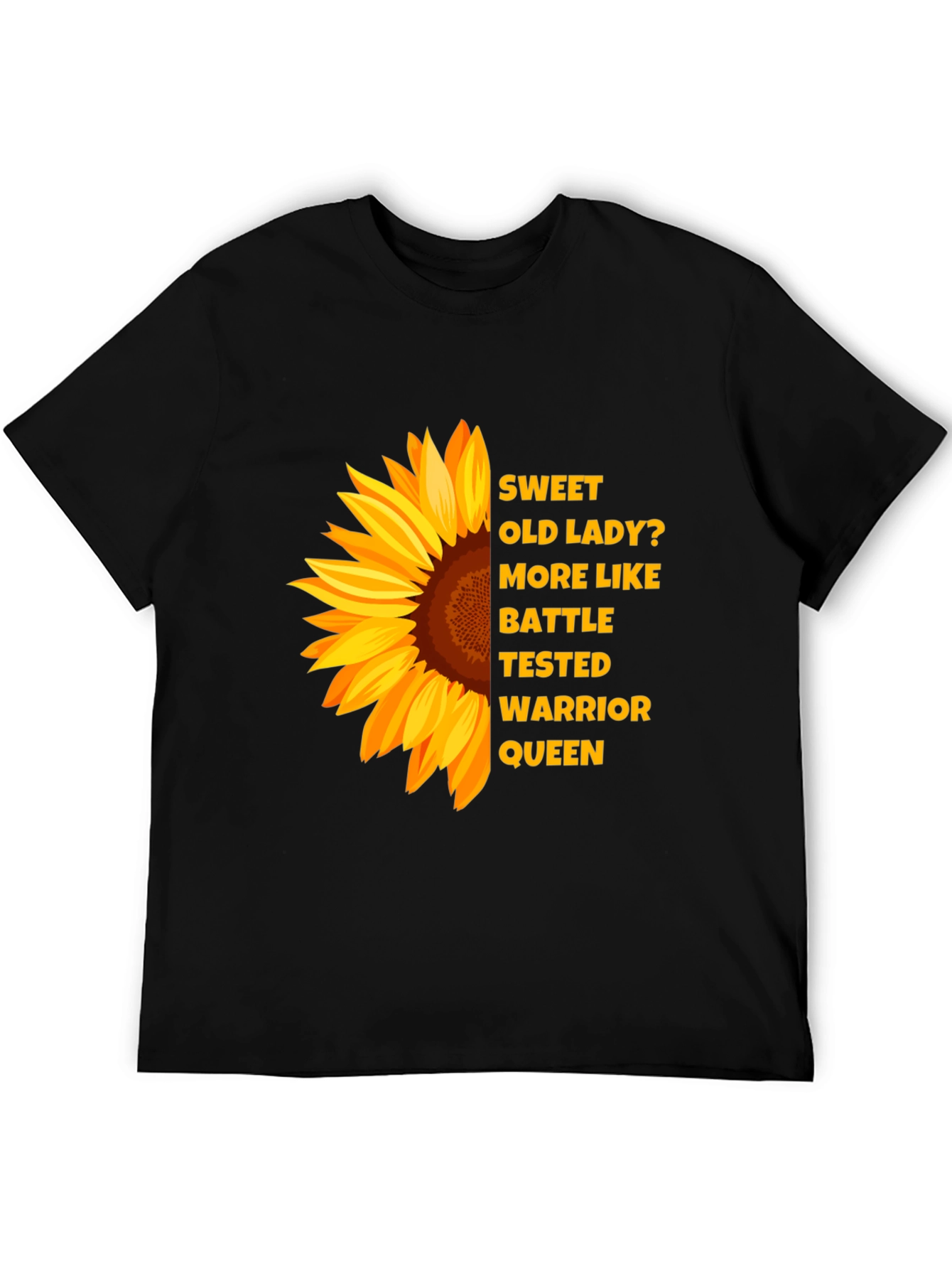 Sunflower Warrior Queen Graphic Tee