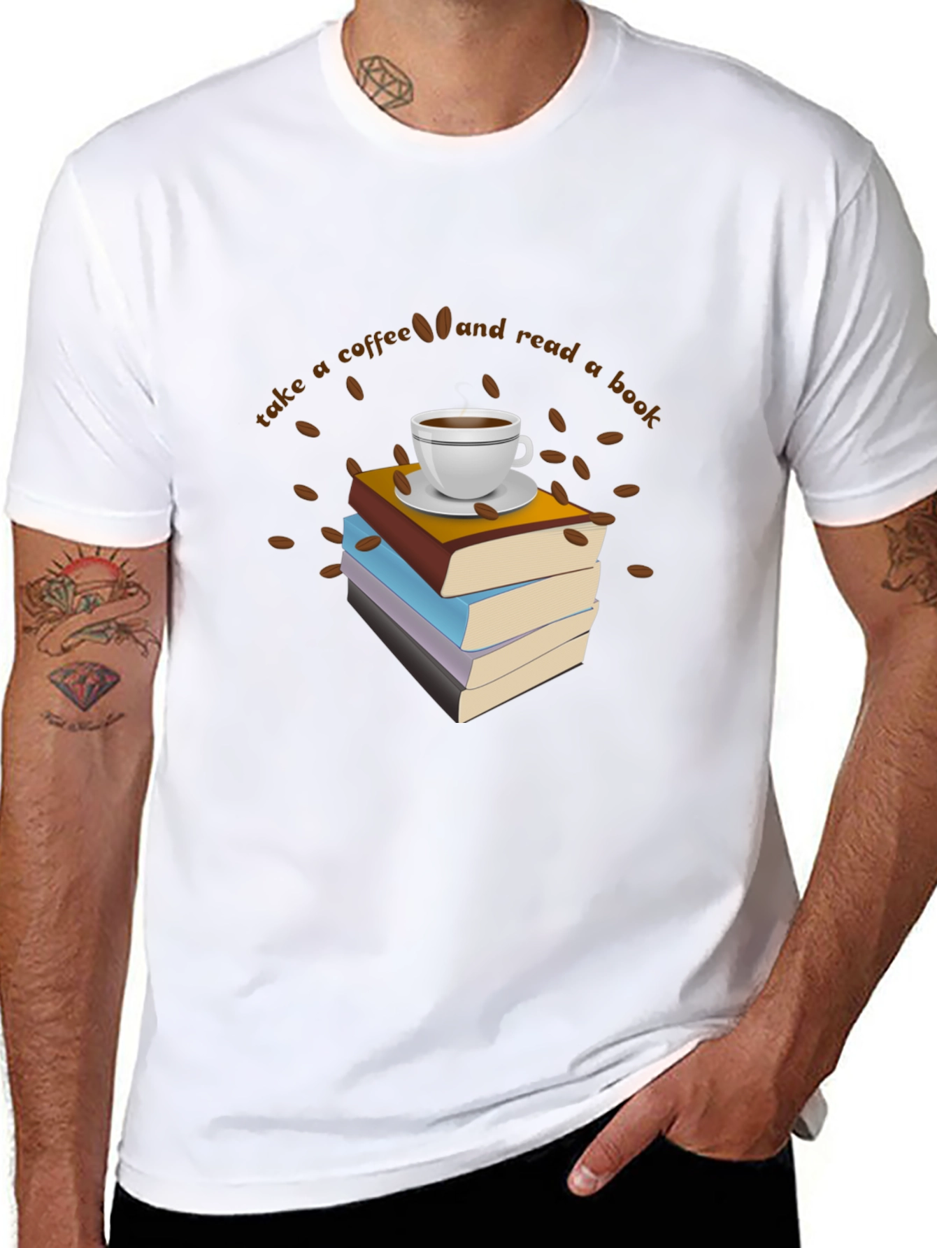 Coffee & Books T-Shirt: Literary Comfort