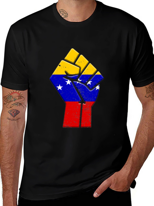 Venezuela Flag Fist T-Shirt