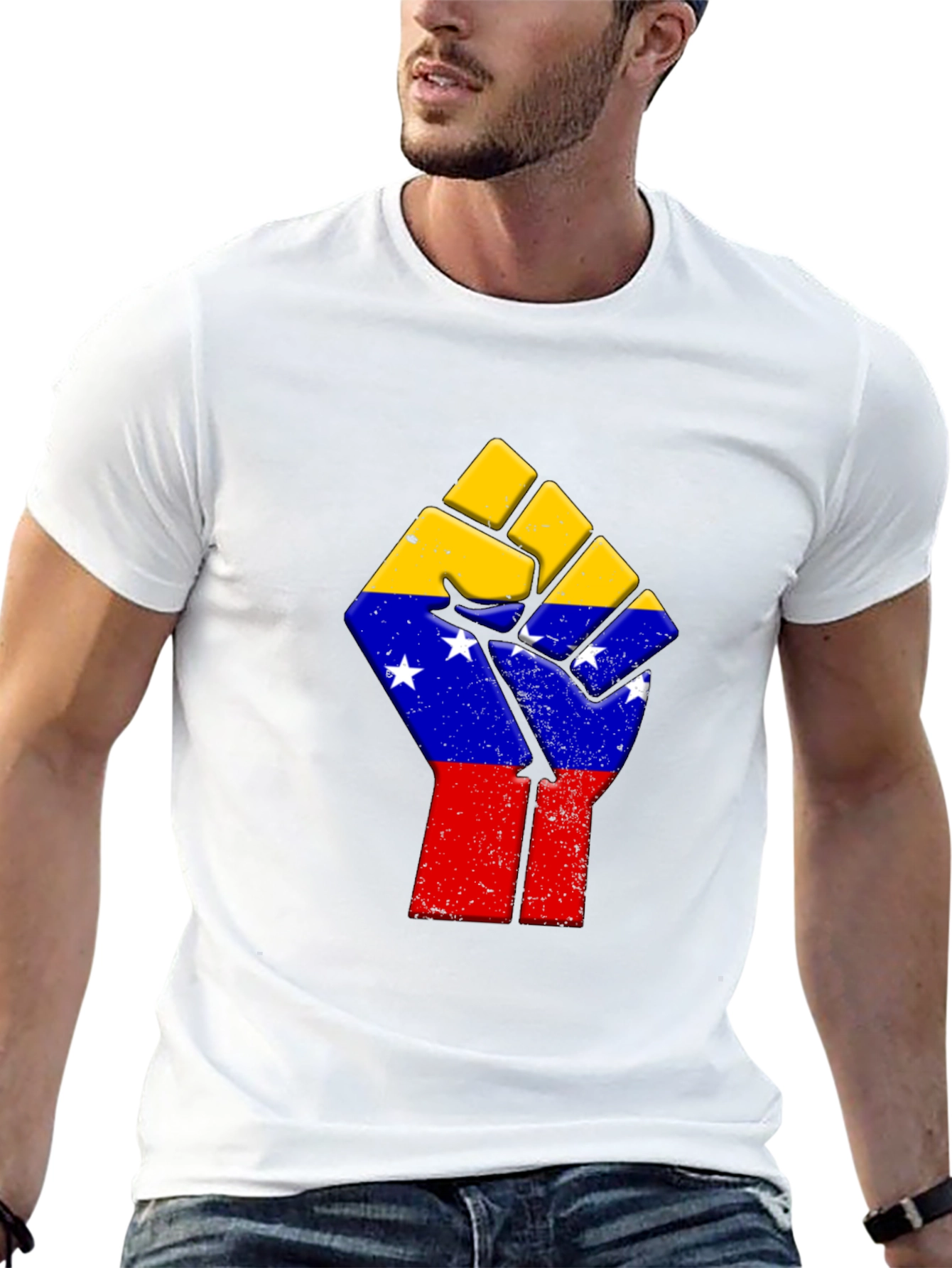 Venezuela Flag Fist T-Shirt