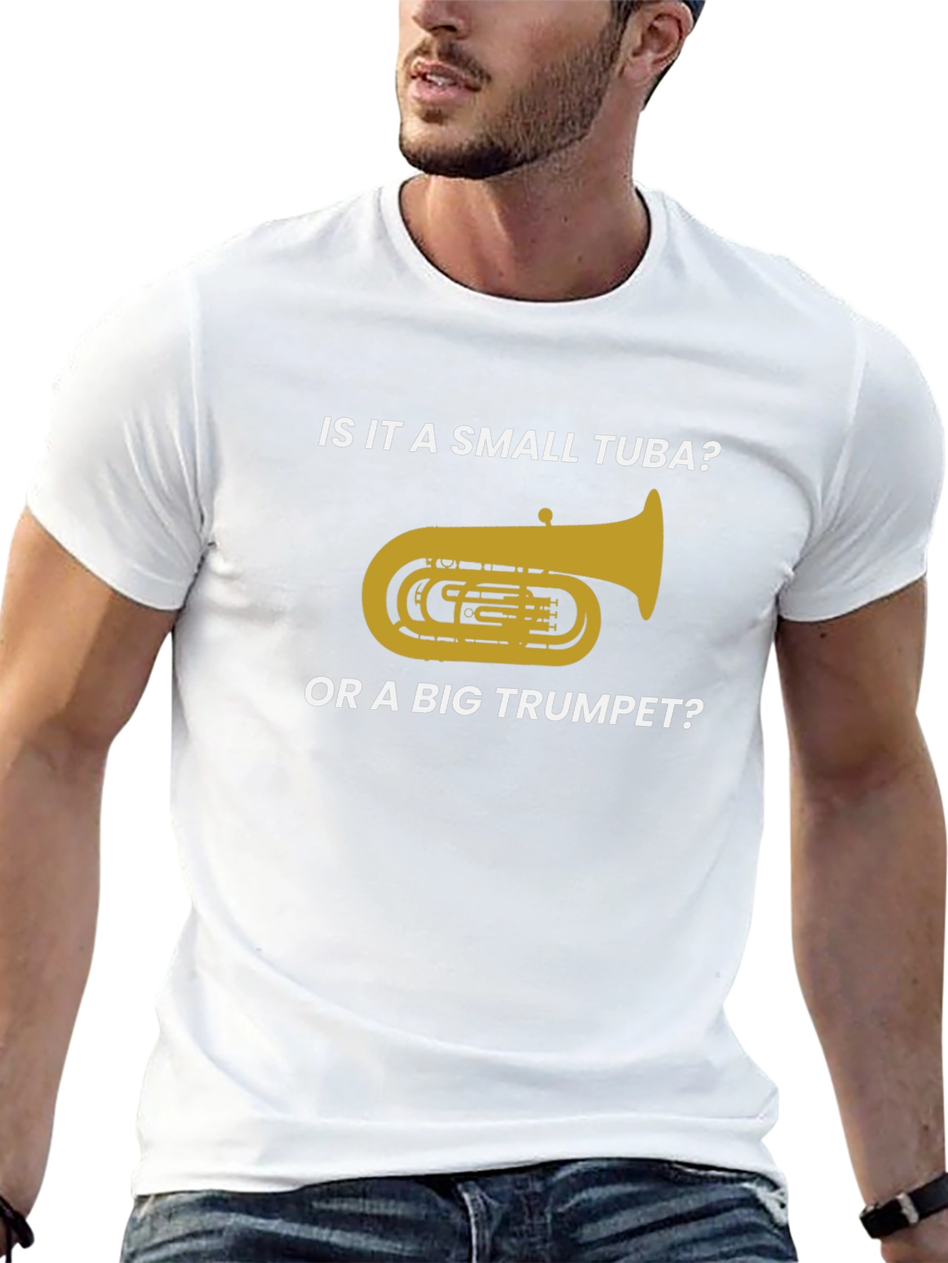 Small Tuba or Big Trumpet Funny Band T-Shirt