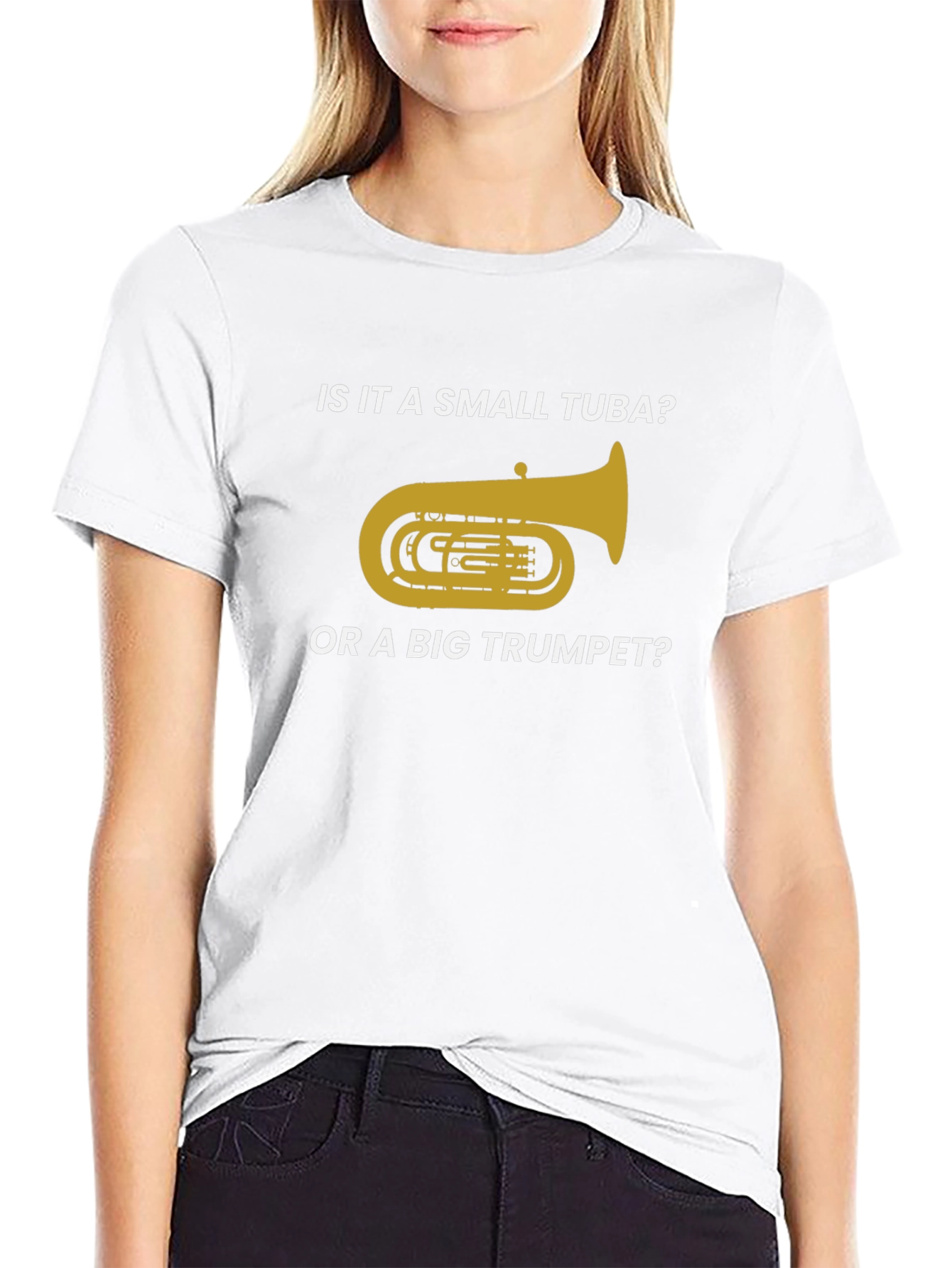 Small Tuba or Big Trumpet Funny Band T-Shirt