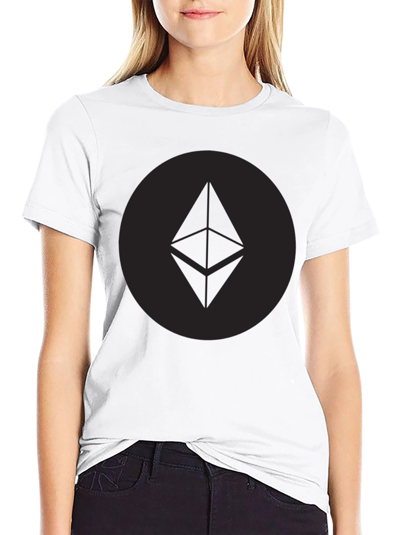 Ethereum Logo Black T-Shirt Crypto Fan Apparel