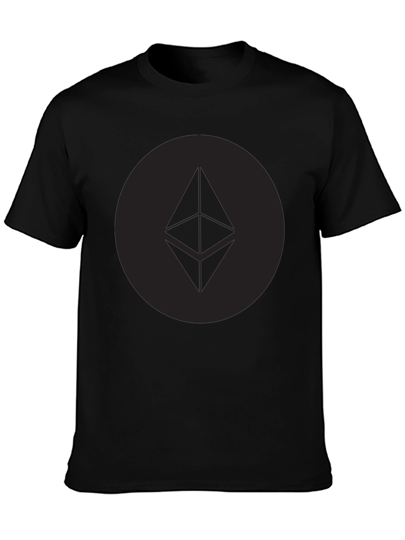 Ethereum Logo Black T-Shirt Crypto Fan Apparel