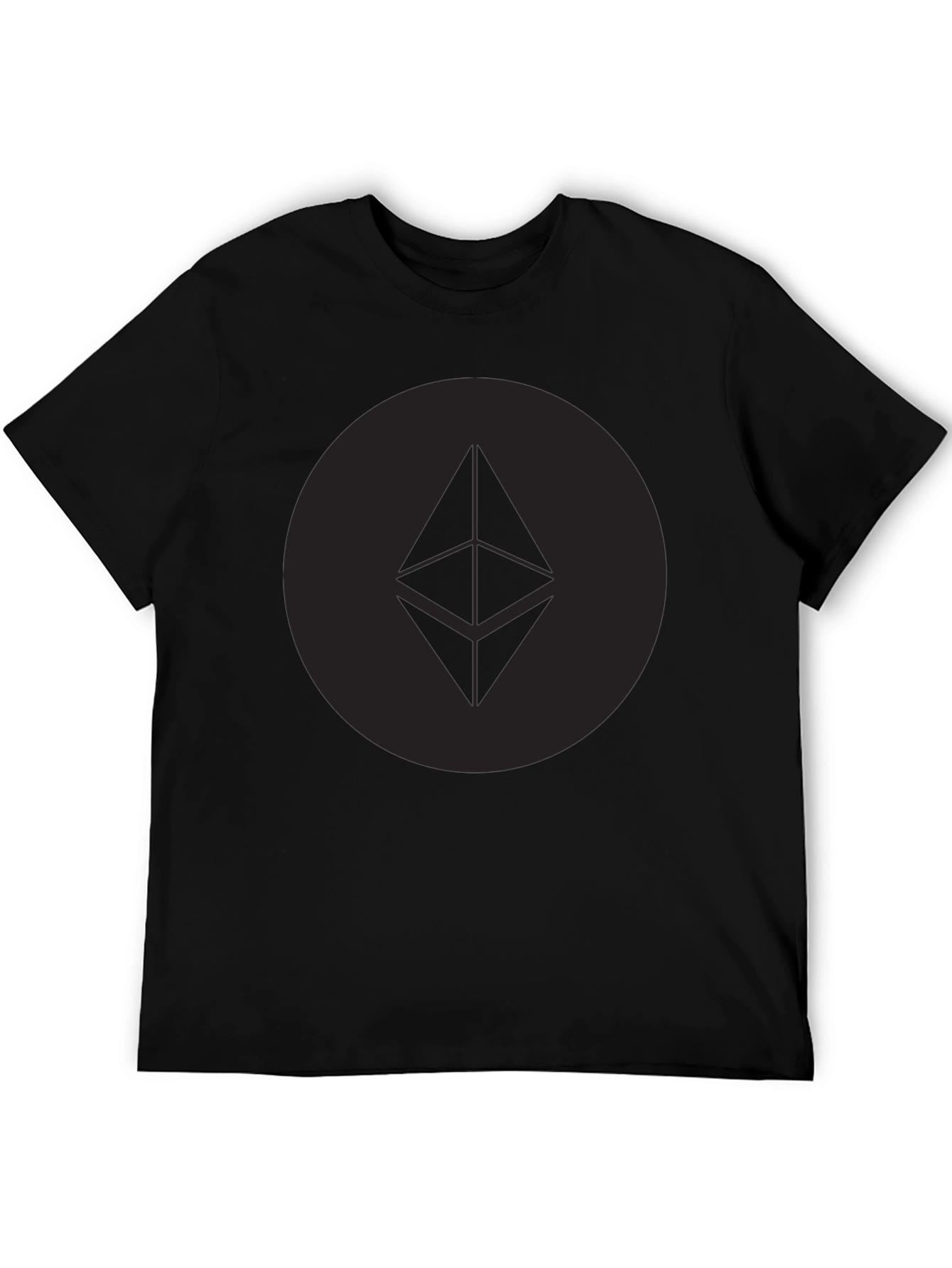 Ethereum Logo Black T-Shirt Crypto Fan Apparel