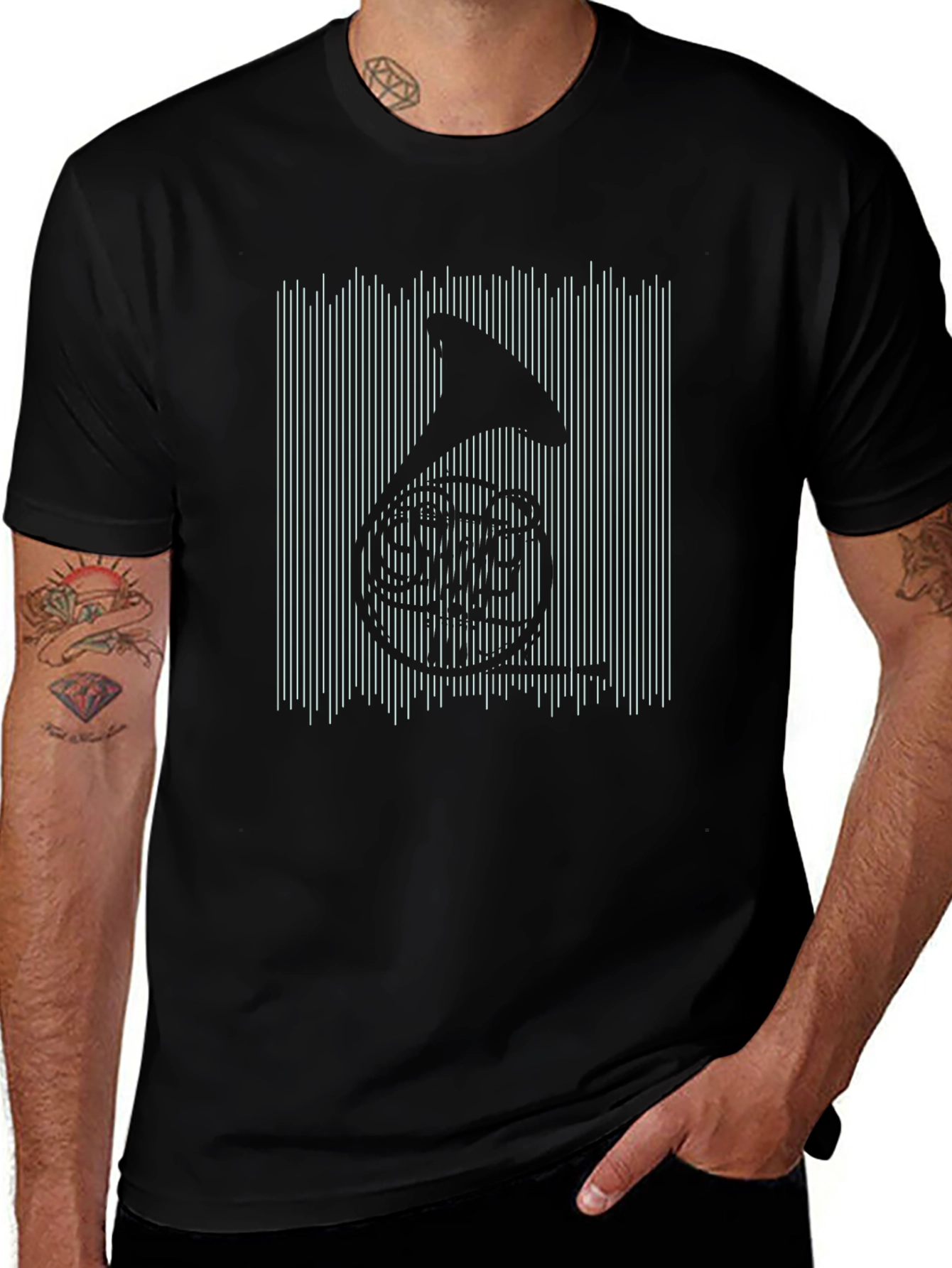 French Horn Graphic Tee - Musicians Delight