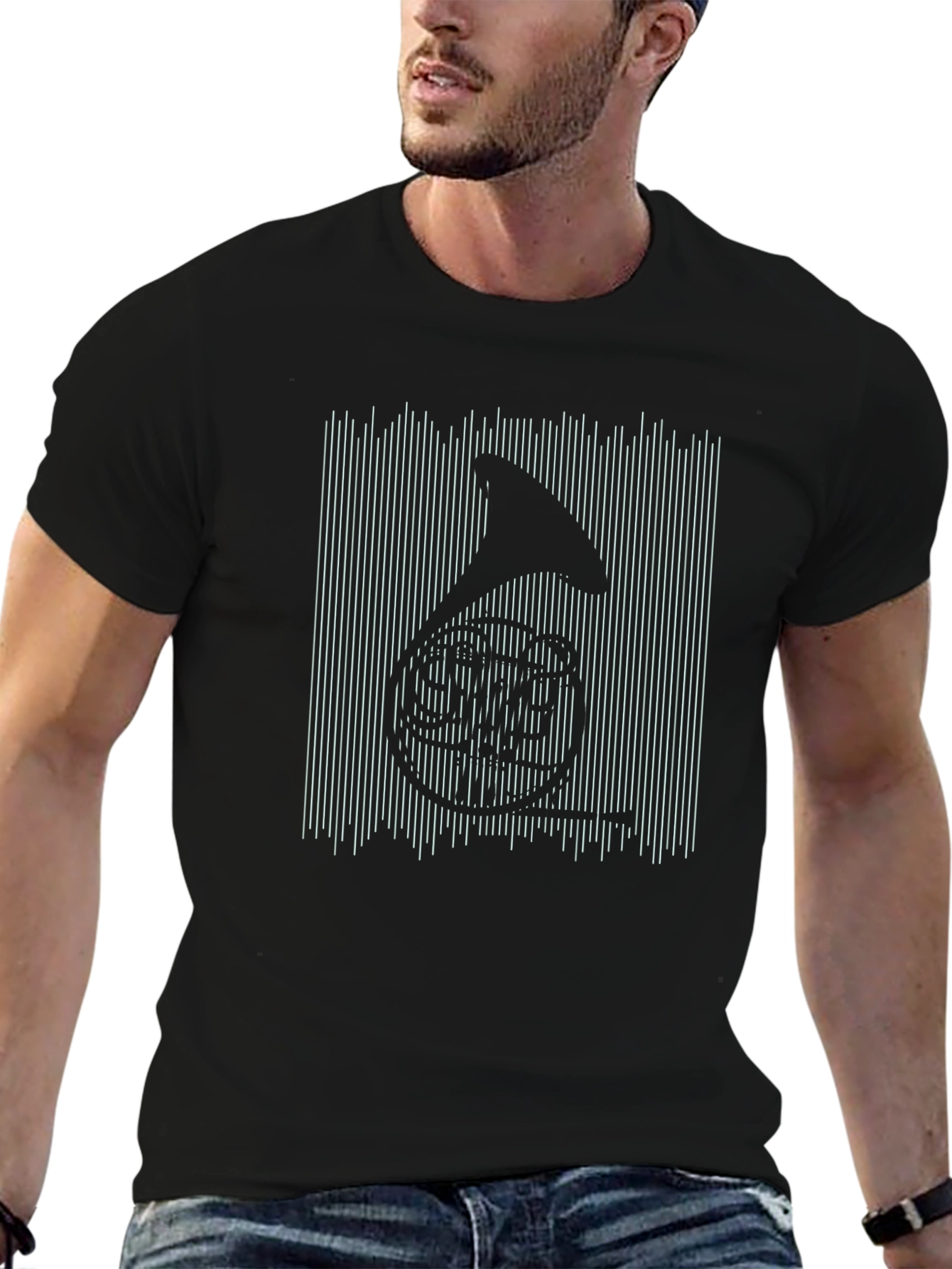 French Horn Graphic Tee - Musicians Delight