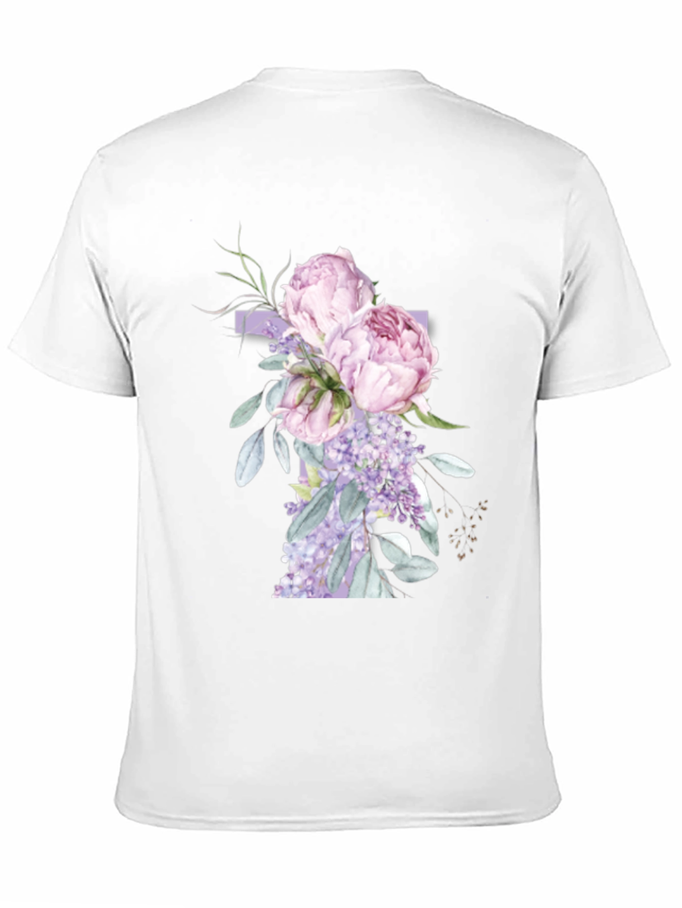 Floral Cross Graphic T-Shirt - Stylish Christian Tee