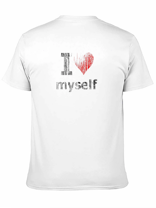 I Heart Myself Black Graphic Tee