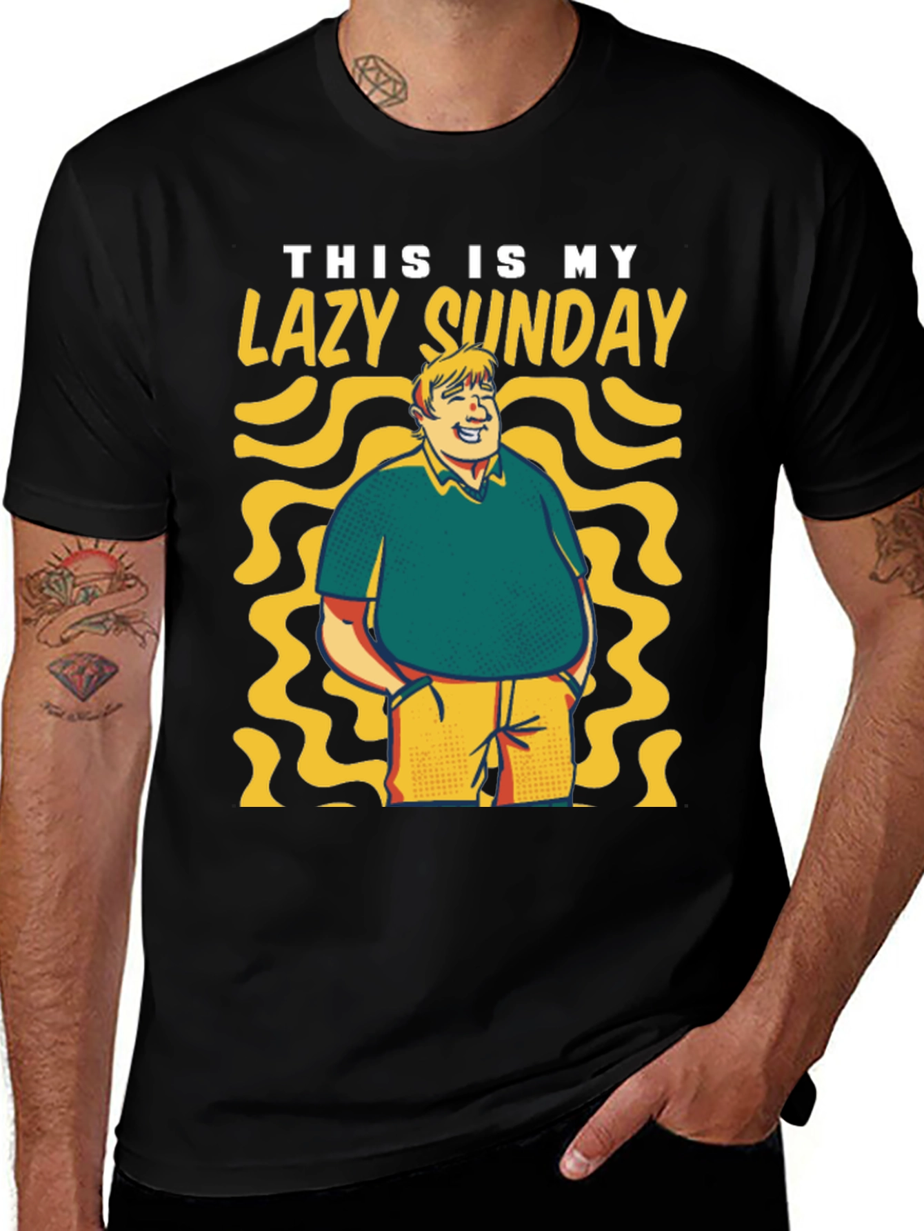 Lazy Sunday T-Shirt - Comfy Graphic Tee