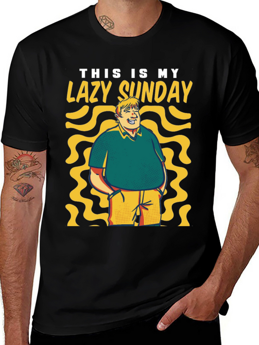 Lazy Sunday T-Shirt - Comfy Graphic Tee