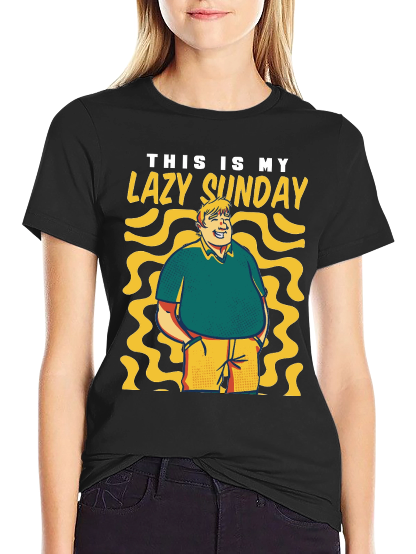 Lazy Sunday T-Shirt - Comfy Graphic Tee