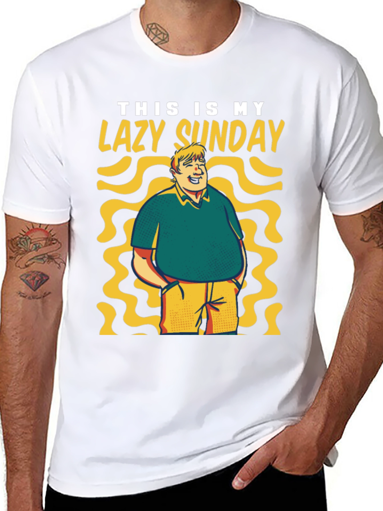 Lazy Sunday T-Shirt - Comfy Graphic Tee