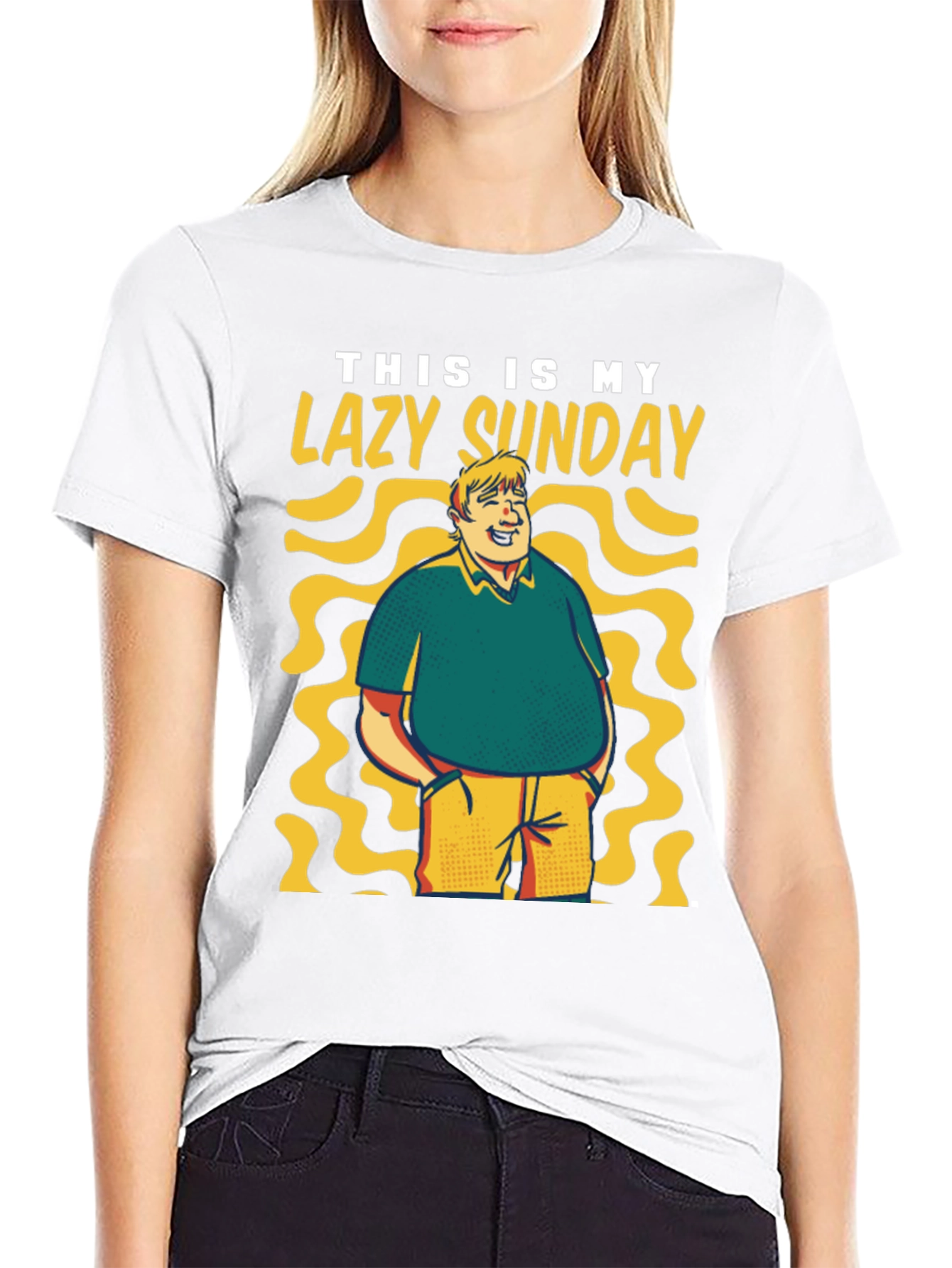 Lazy Sunday T-Shirt - Comfy Graphic Tee