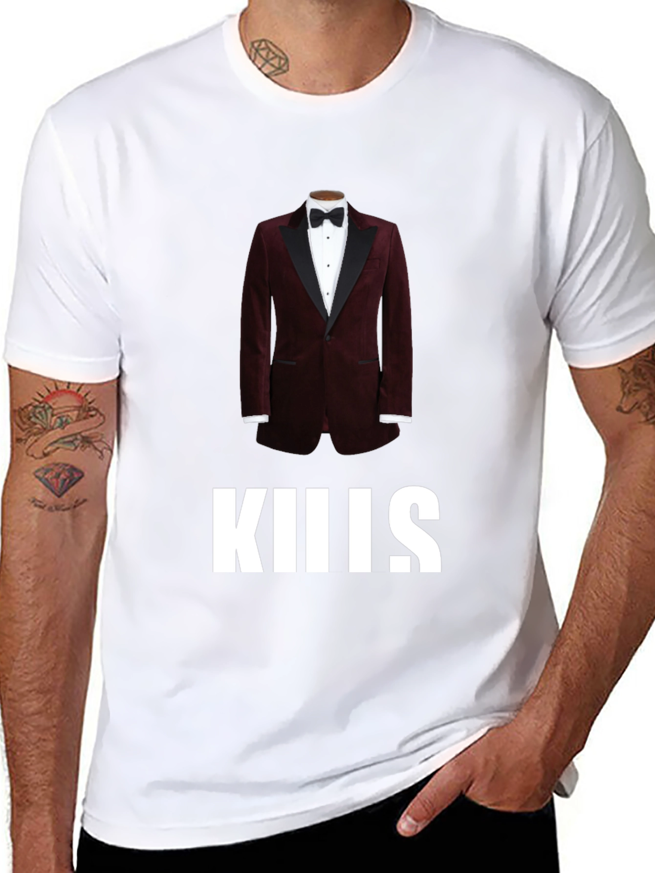 Bond Kills T-Shirt - Tuxedo Graphic Tee