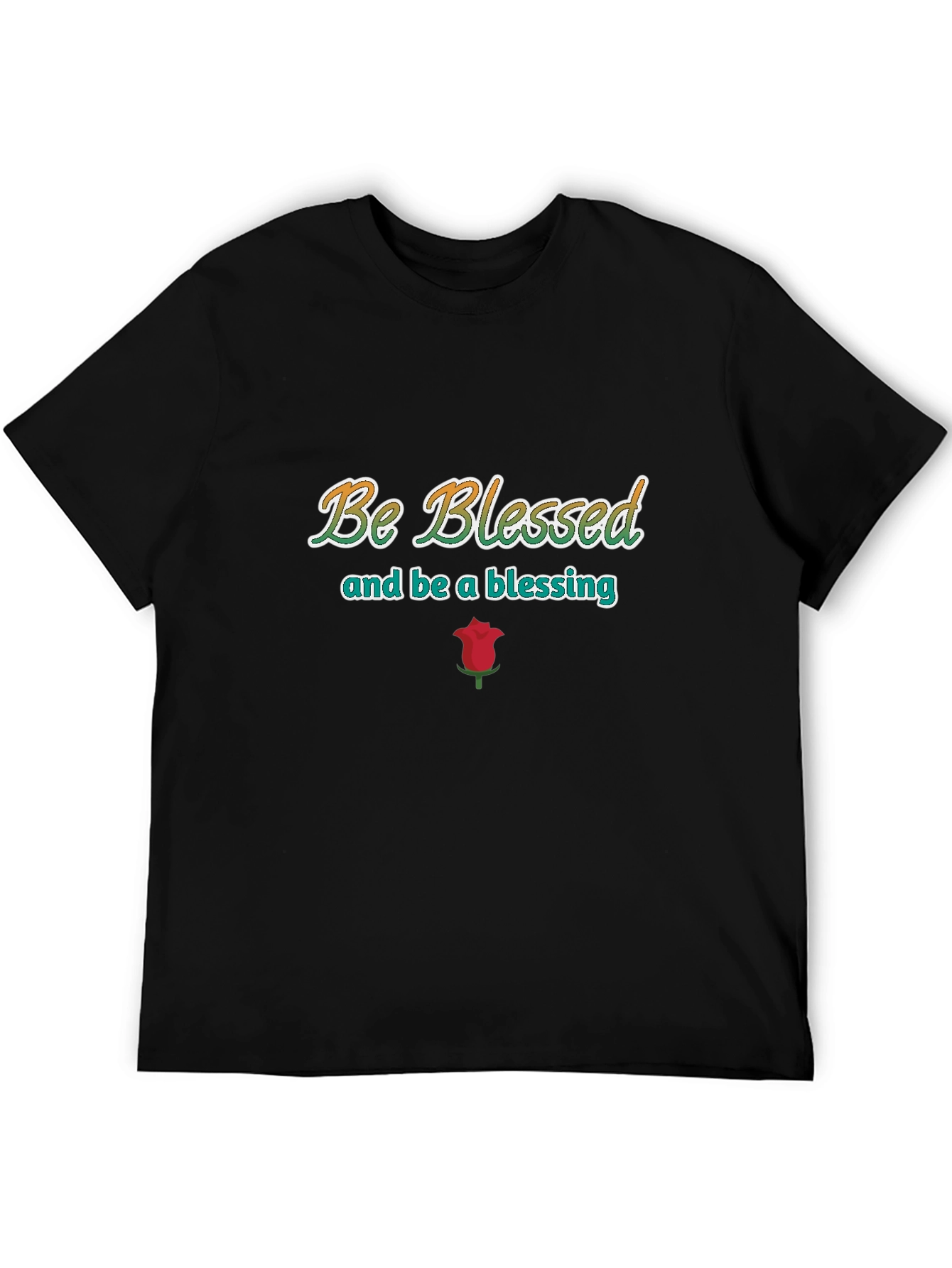 Be Blessed Graphic Print T-Shirt