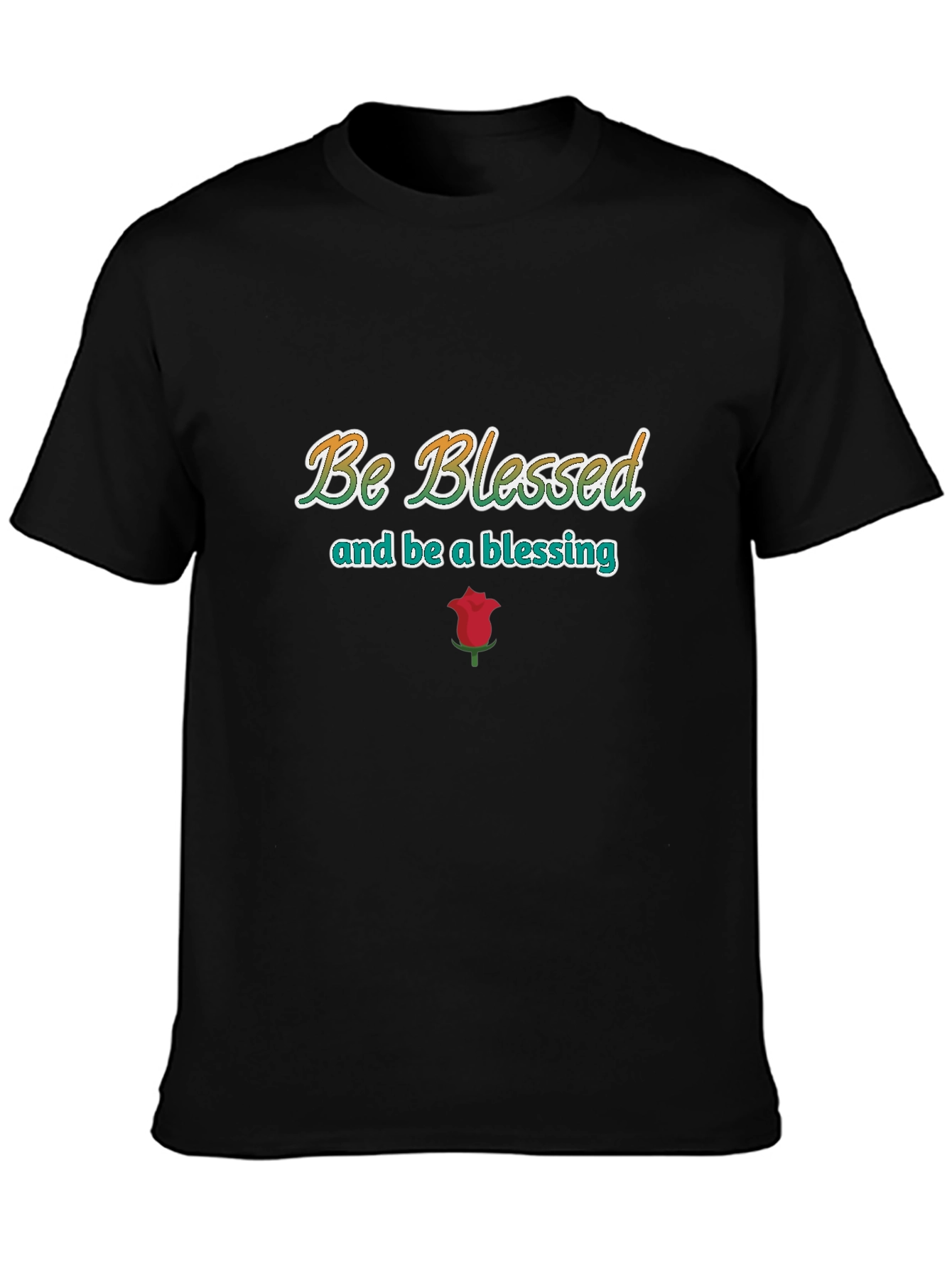 Be Blessed Graphic Print T-Shirt