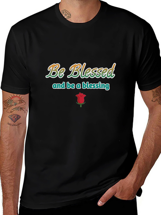 Be Blessed Graphic Print T-Shirt