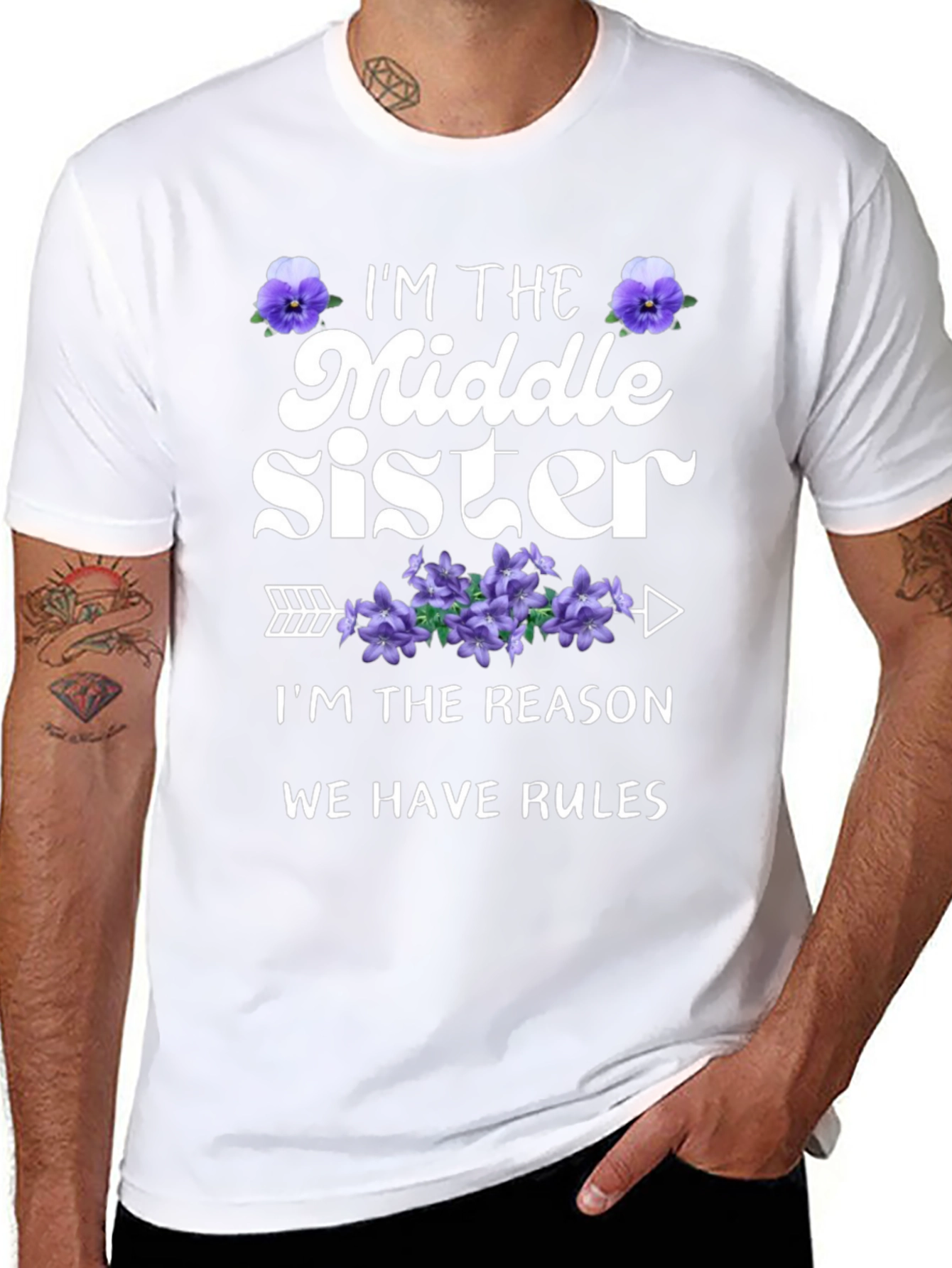 Middle Sister T-Shirt: Reason We Have Rules