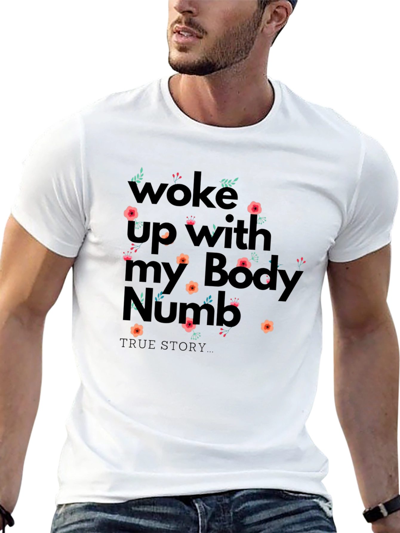 Woke Up With My Body Numb Graphic Tee