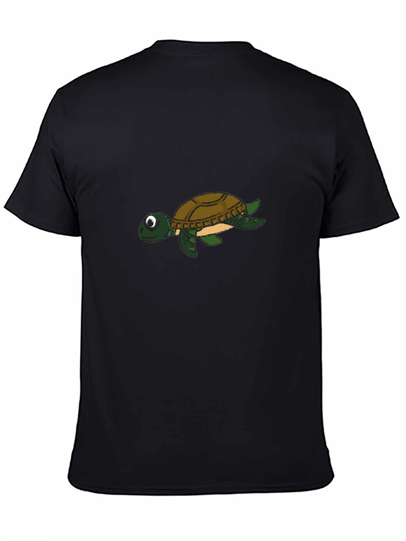 Turtle Graphic Black T-Shirt