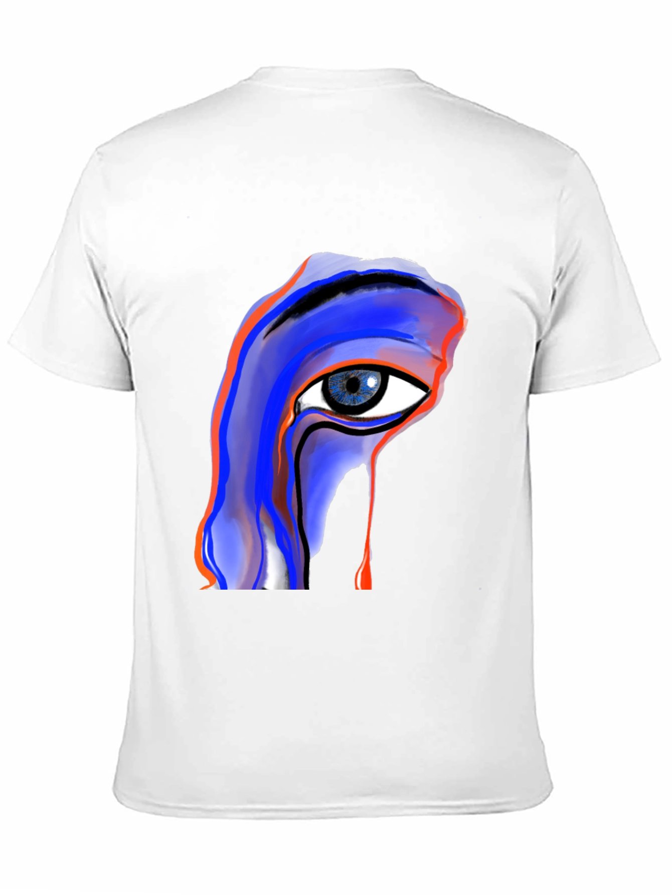Abstract Eye Graphic Black Tee