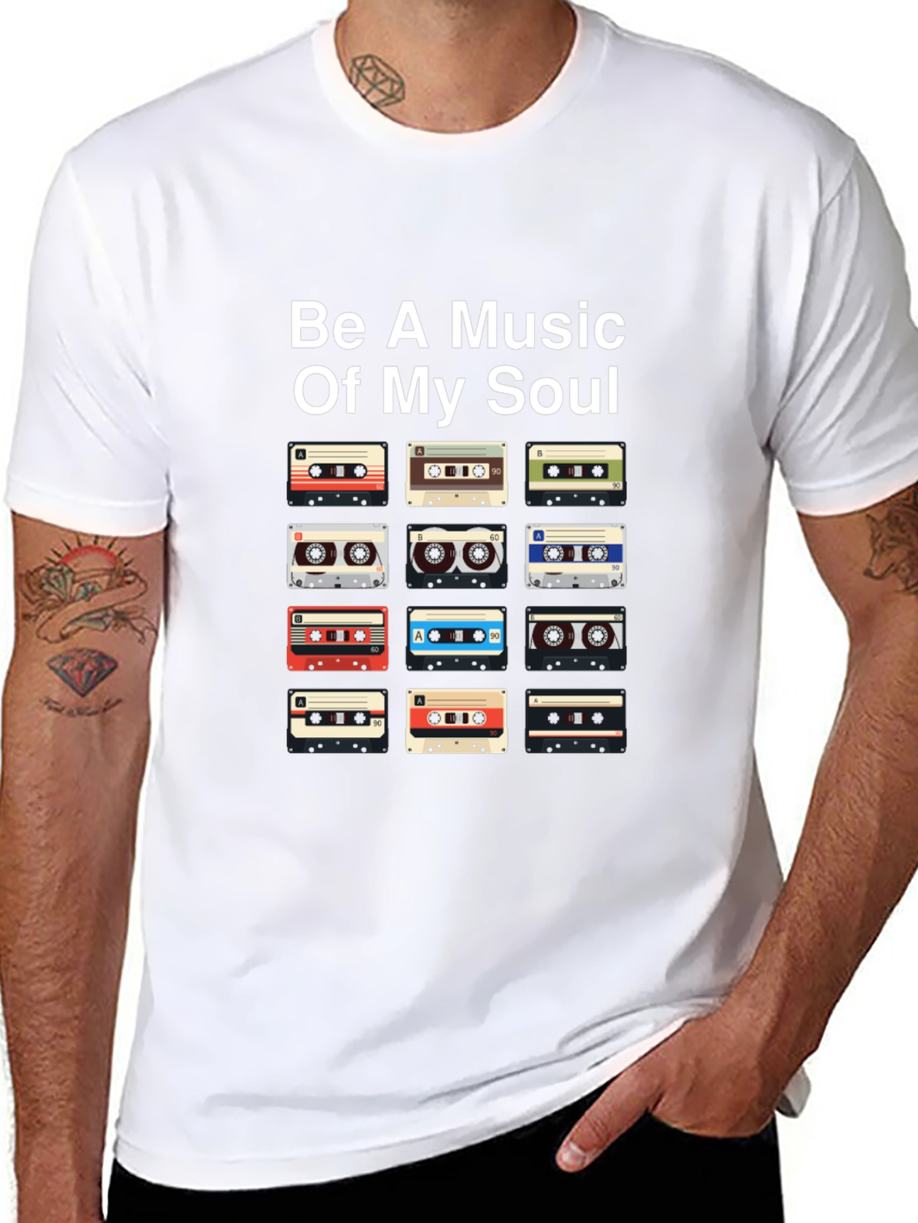 Retro Cassette Tape Music T-Shirt
